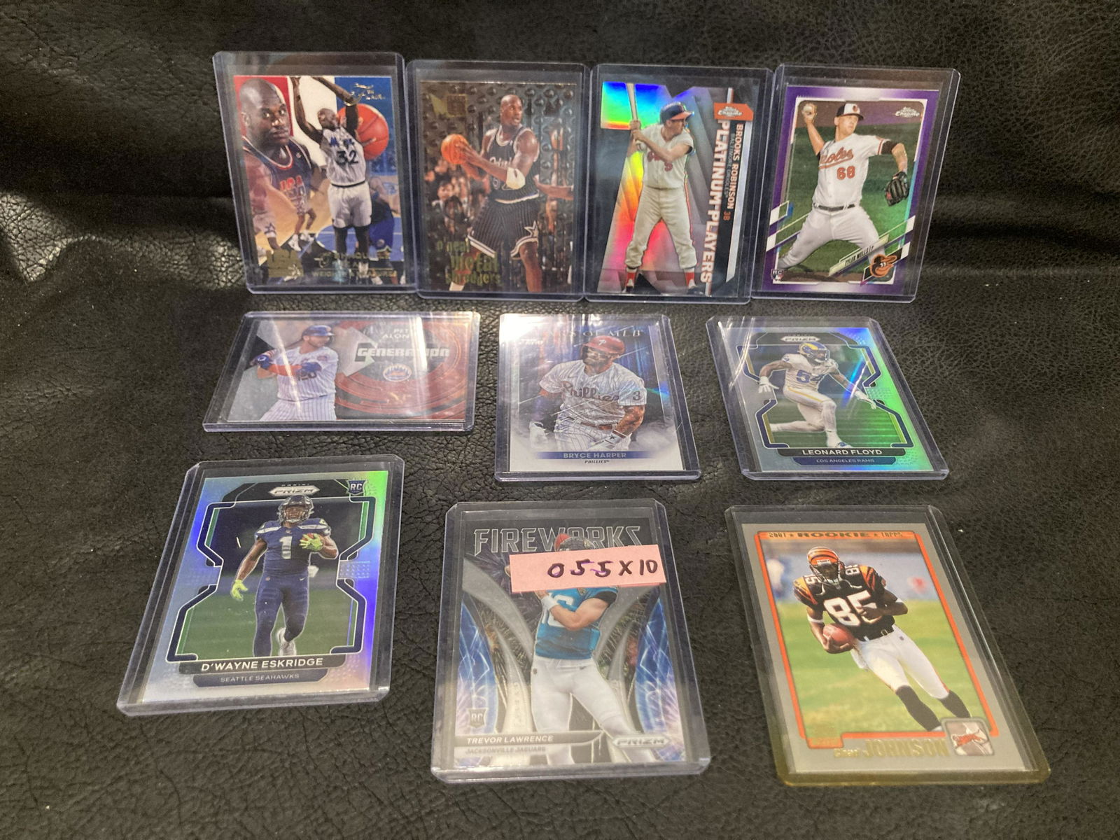 Lot 10 Top Loaded Mixed Sport Cards (1 of 2)