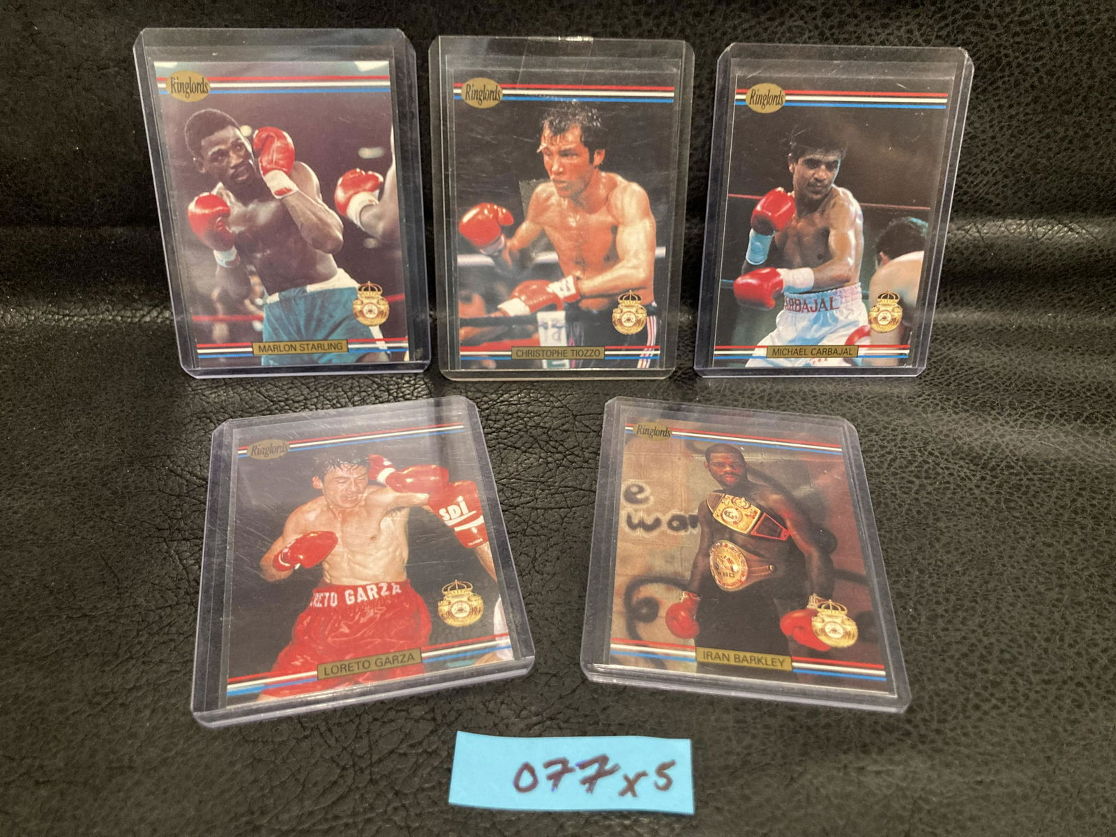 Boxing Lots of 5 Top Loaded Sport Cards (1 of 2)