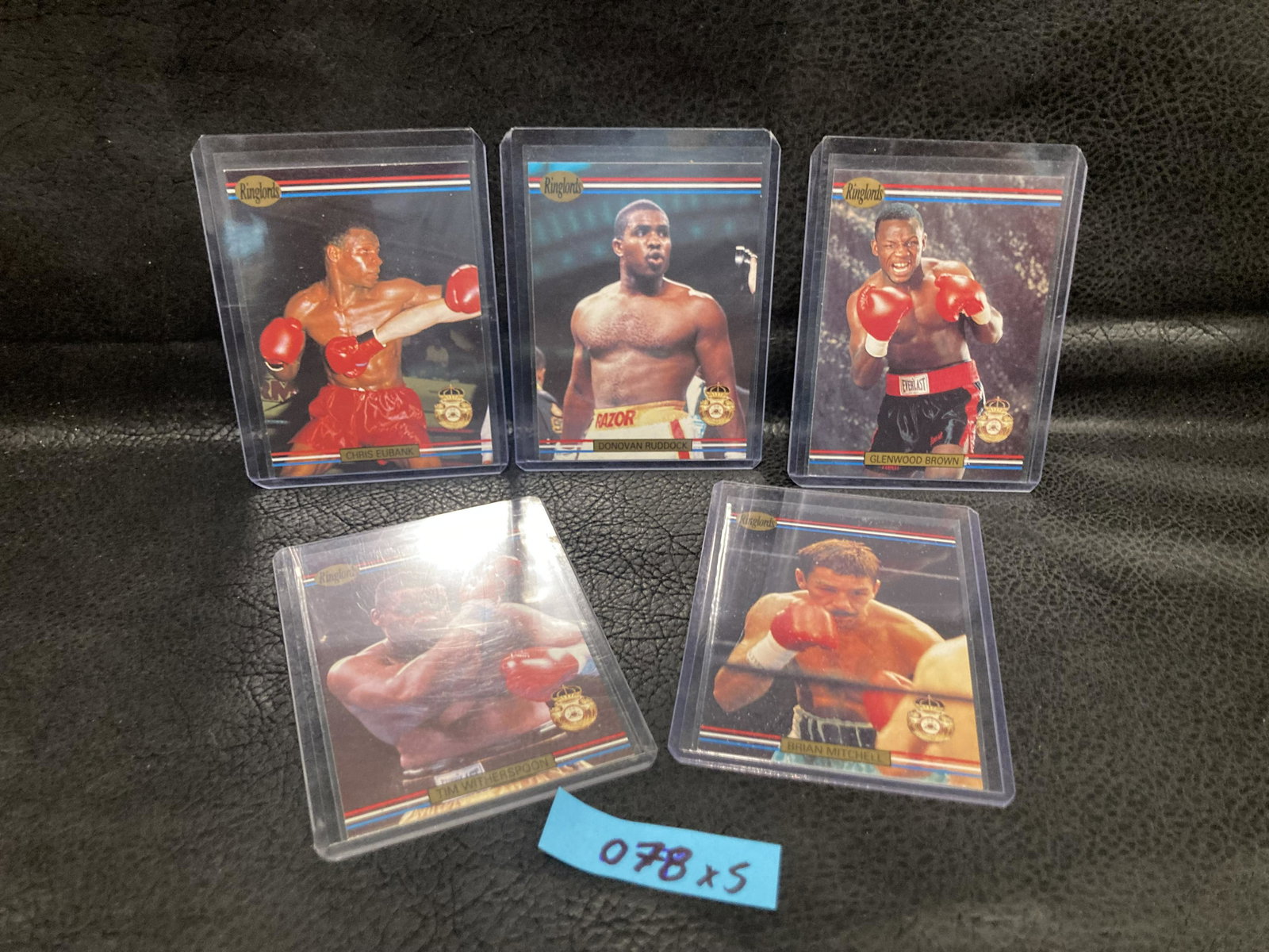 Boxing Lots of 5 Top Loaded Sport Cards (1 of 2)