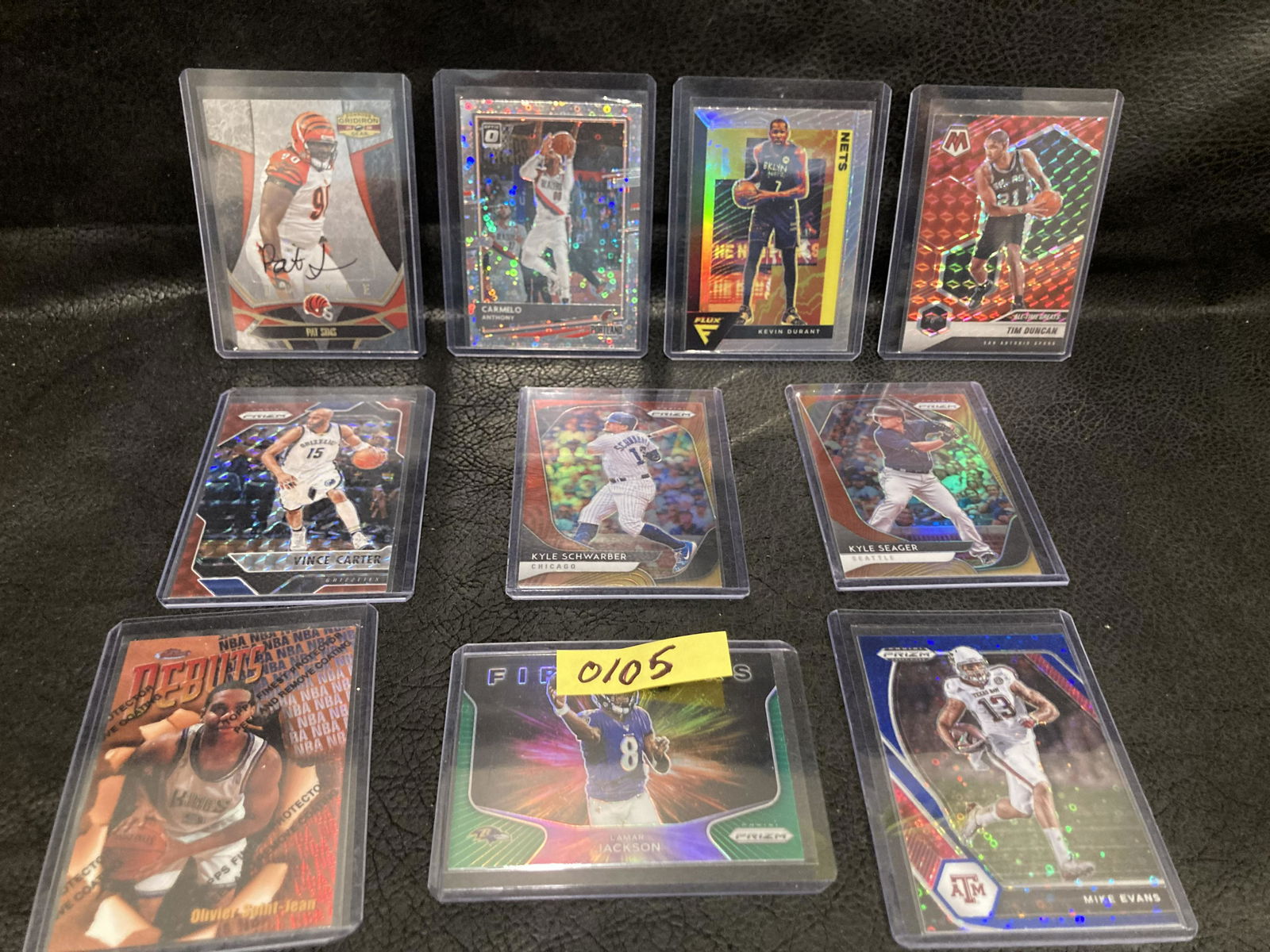 Lot of 10 Mixed Sports Trading Cards Top Loaded (1 of 2)