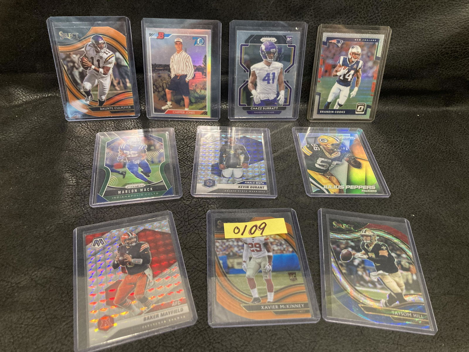 Lot of 10 Mixed Sports Trading Cards Top Loaded (1 of 2)