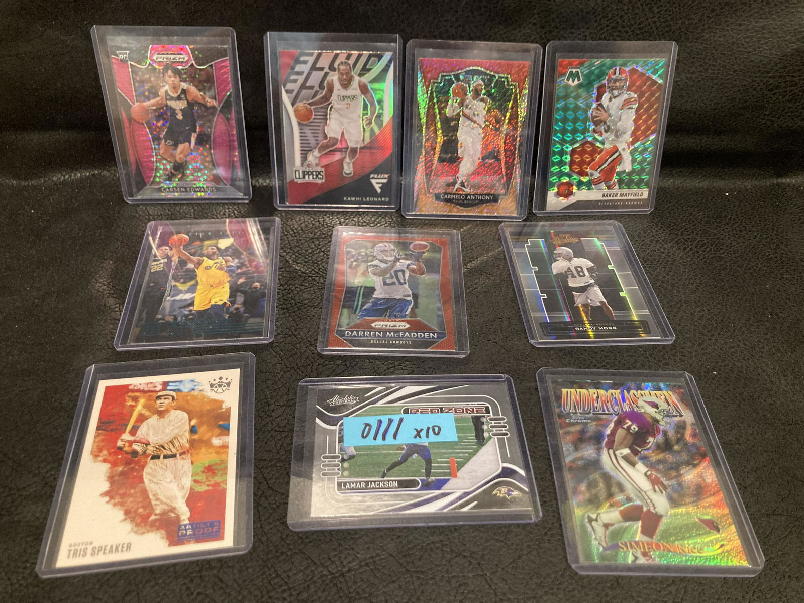 Lot of 10 Mixed Sports Trading Cards Top Loaded (1 of 2)