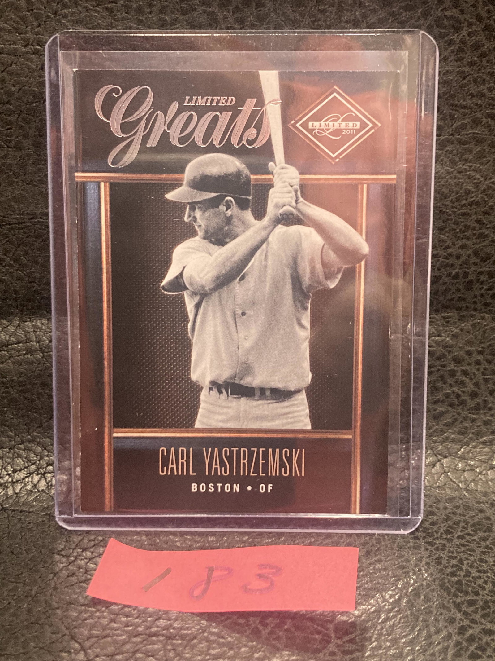 CARL YASTRZEMSKI 2011 Limited Greats #23 Boston Red Sox #/299 (1 of 2)