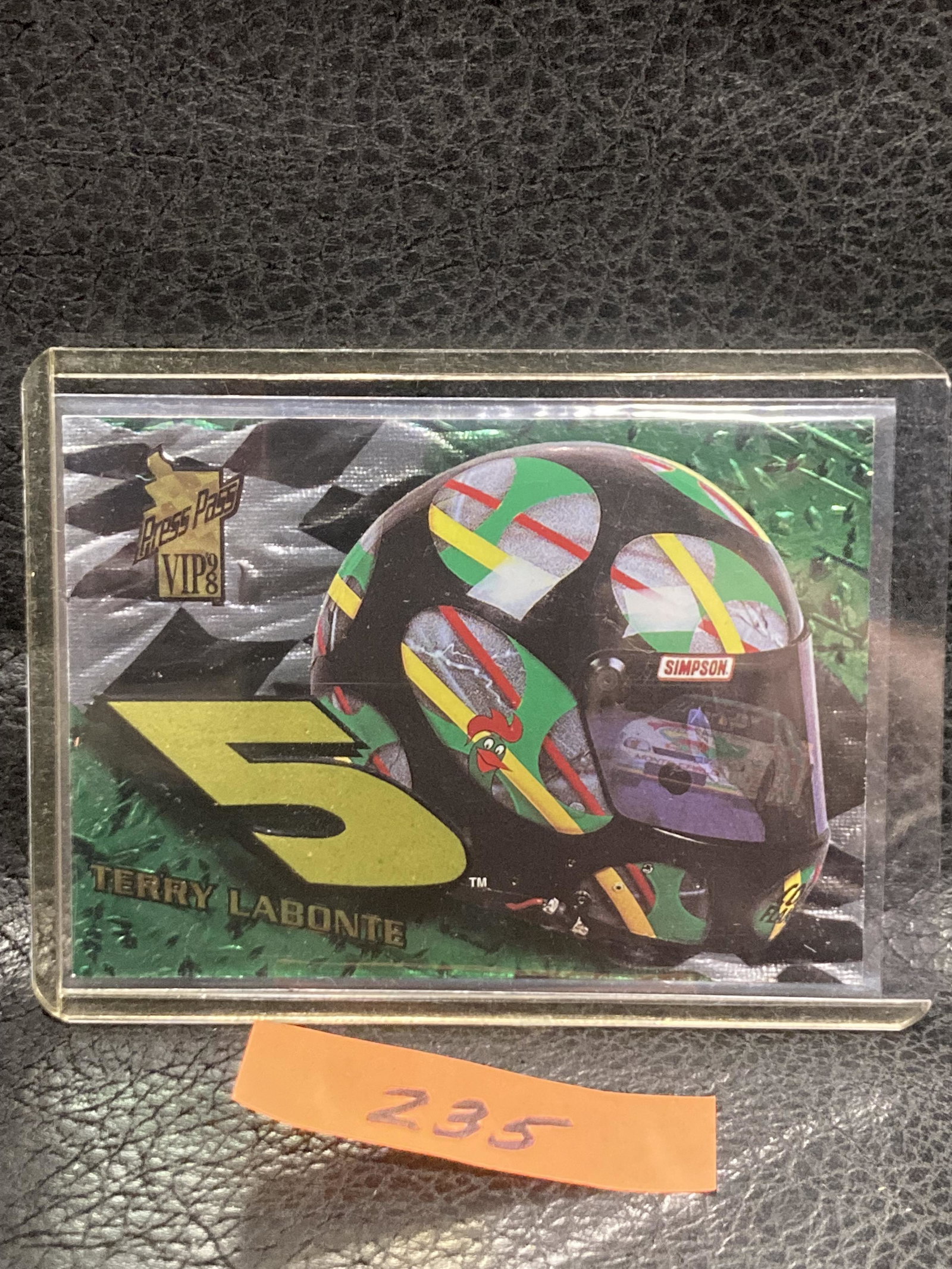 Terry Labonte 1998 Press Pass VIP Head Gear #HG7 (1 of 2)