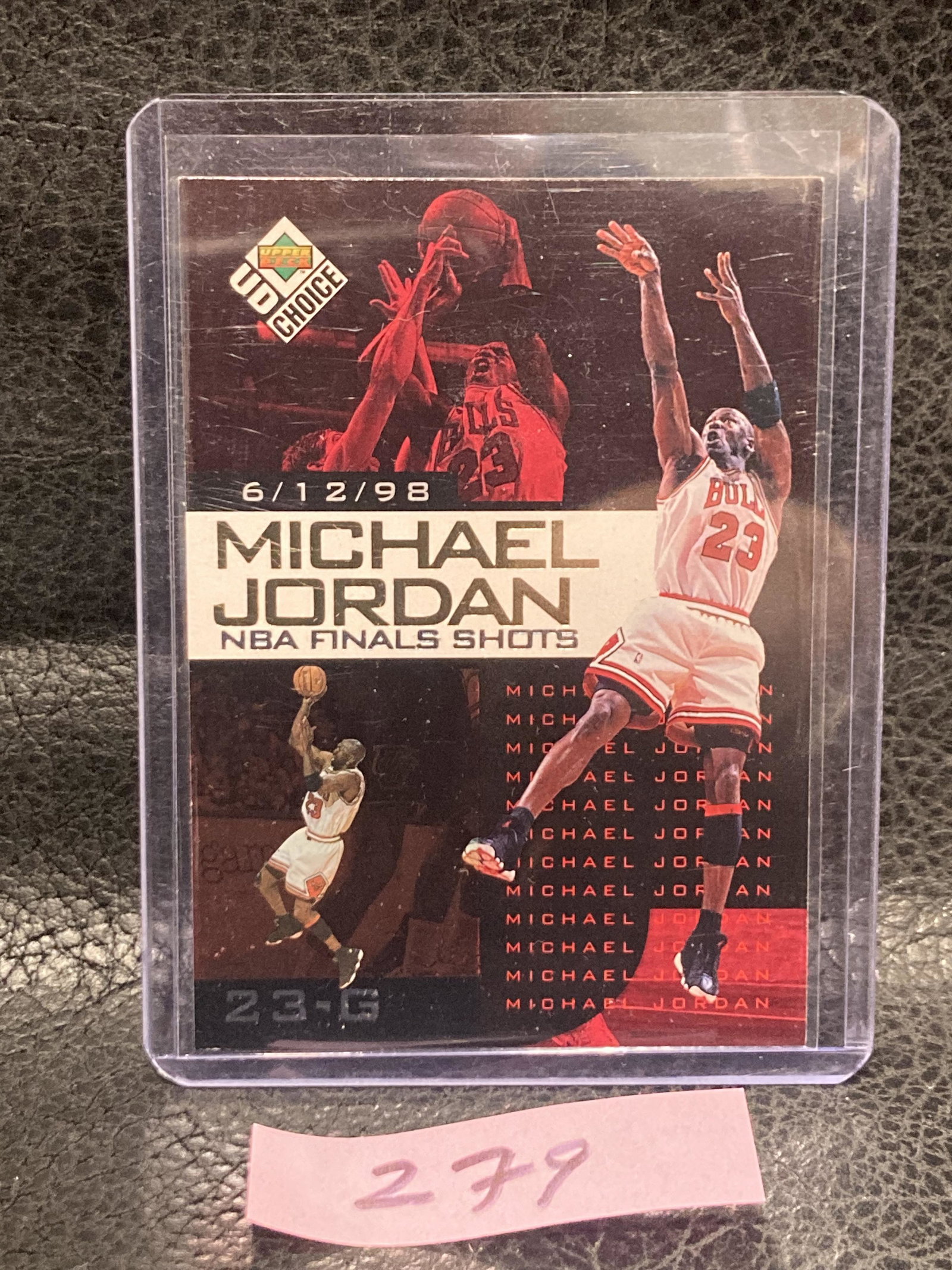 Michael Jordan 1998-99 Upper Deck Ud Choice Preview Finals Shots #5 Chicago Bulls (1 of 2)