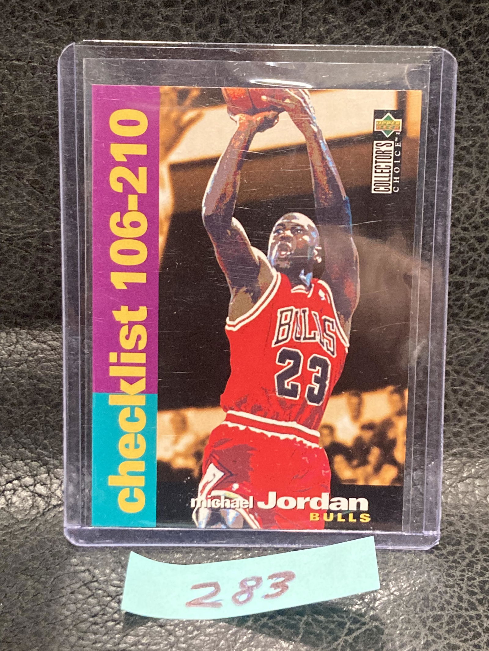 Michael Jordan 1995-96 #210 Upper Deck Ud Cc Checklist Bulls (1 of 2)