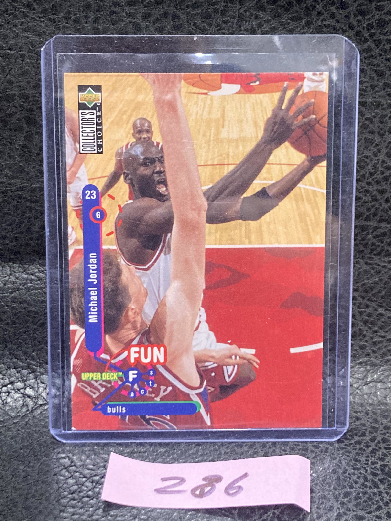 Michael Jordan 1995-96 Upper Deck Collector's Choice #169 Chicago Bulls Goat (1 of 2)