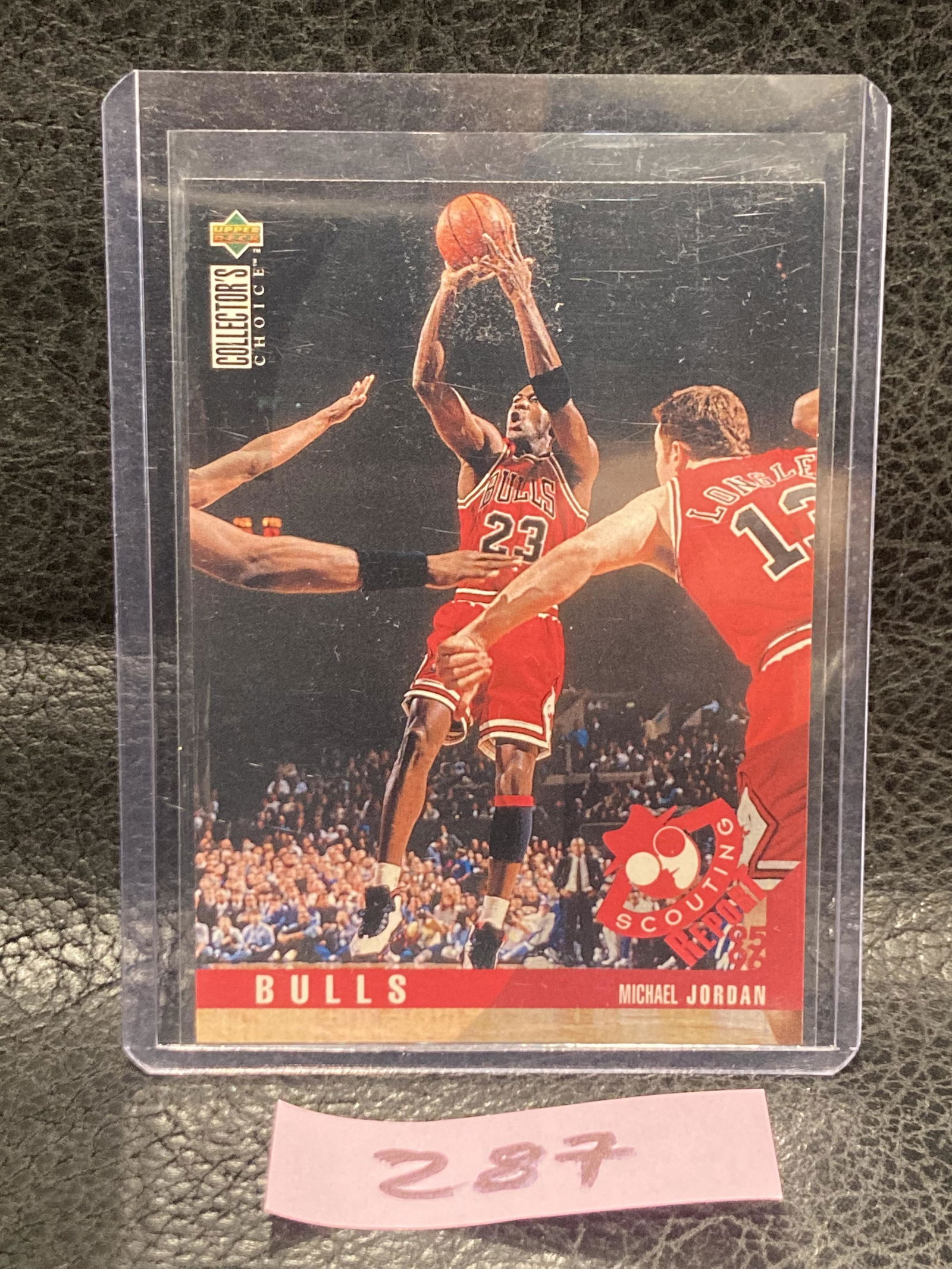 Michael Jordan 1995-96 Upper Deck Collectors Choice #324 Nba Hof (1 of 2)
