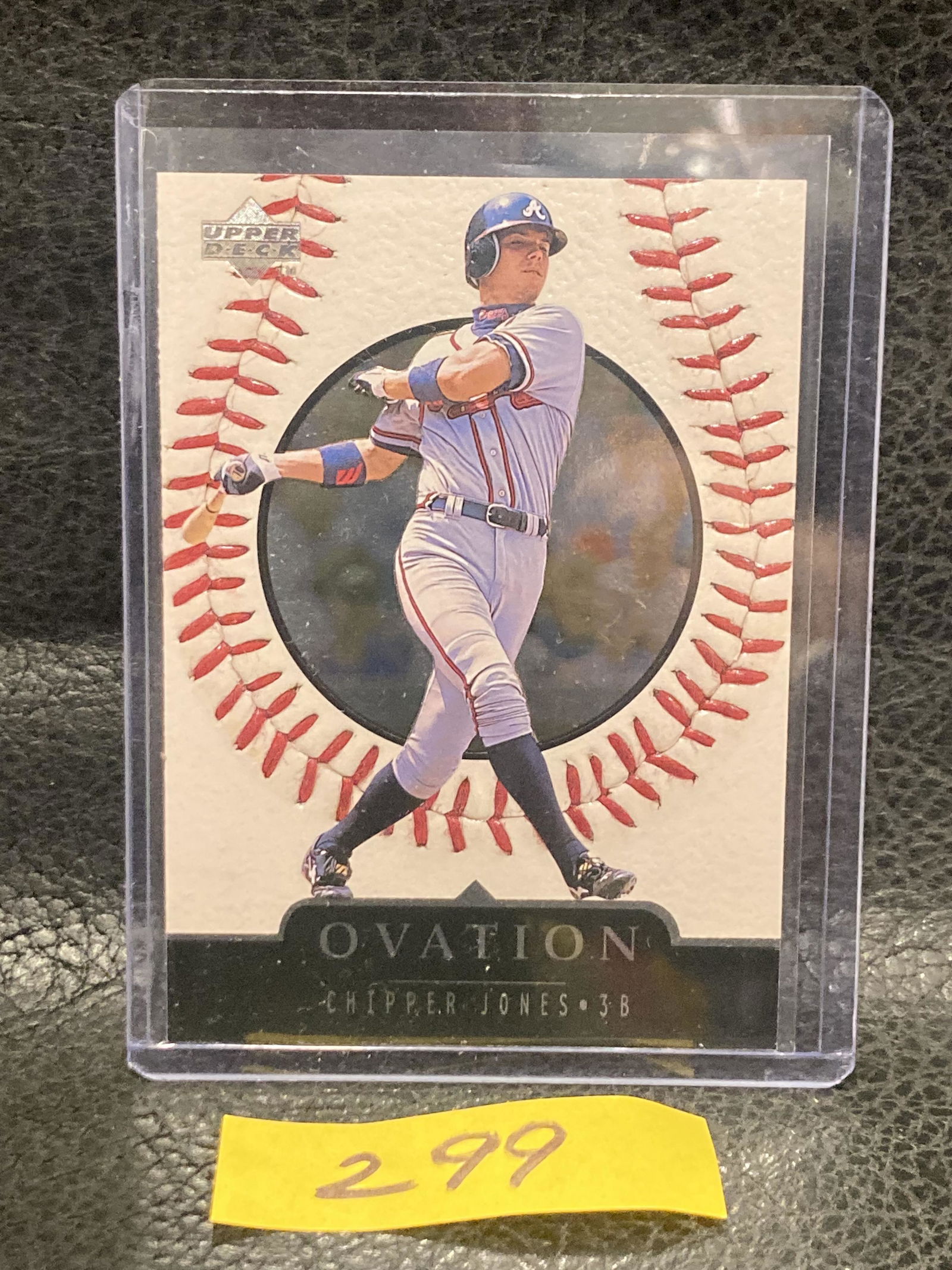 Chipper Jones 1999 Upper Deck Ovation #56 HOF Braves (1 of 2)