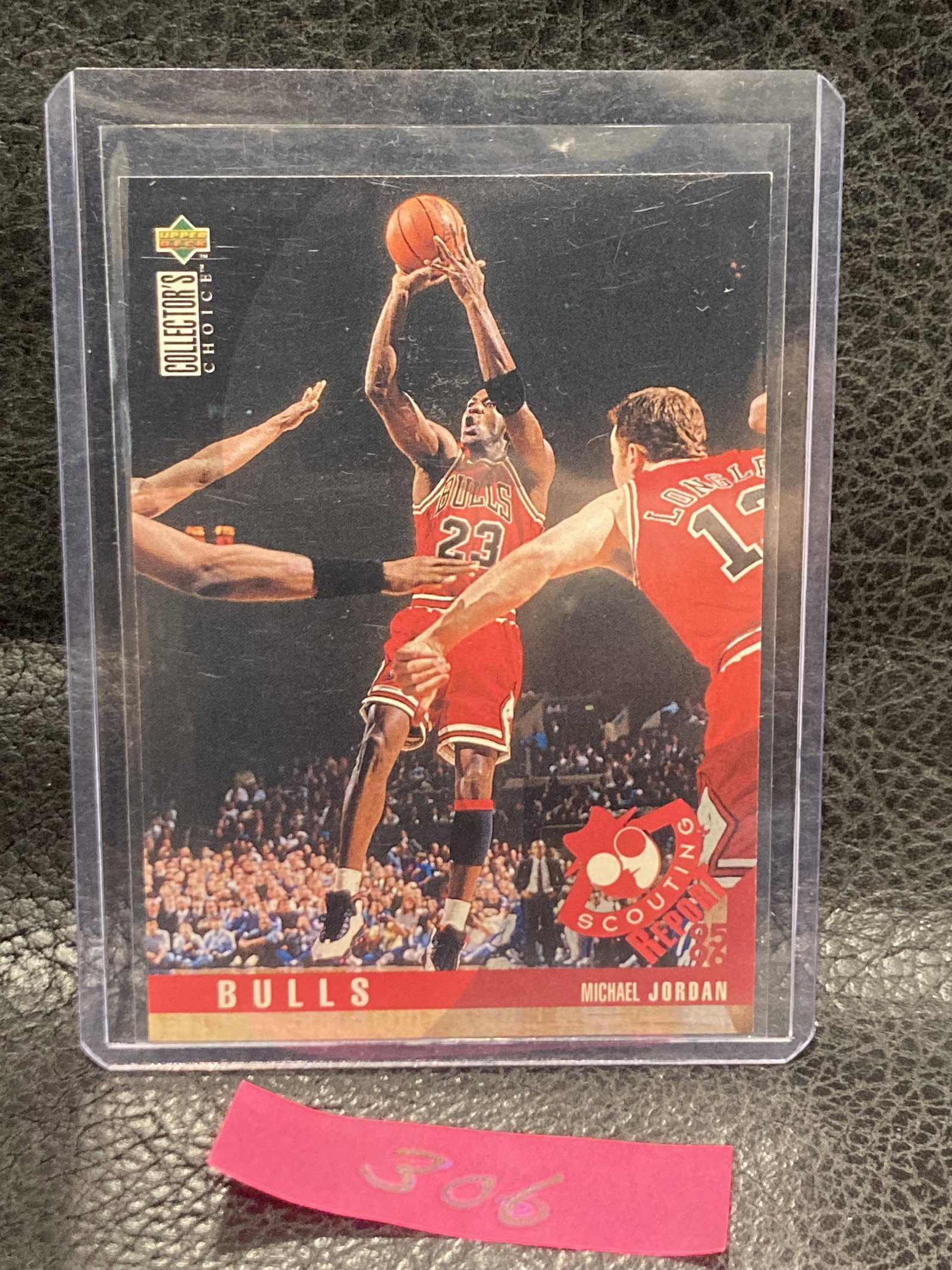 Michael Jordan 1995-96 Upper Deck Collectors Choice Basketball Card #324 (1 of 2)