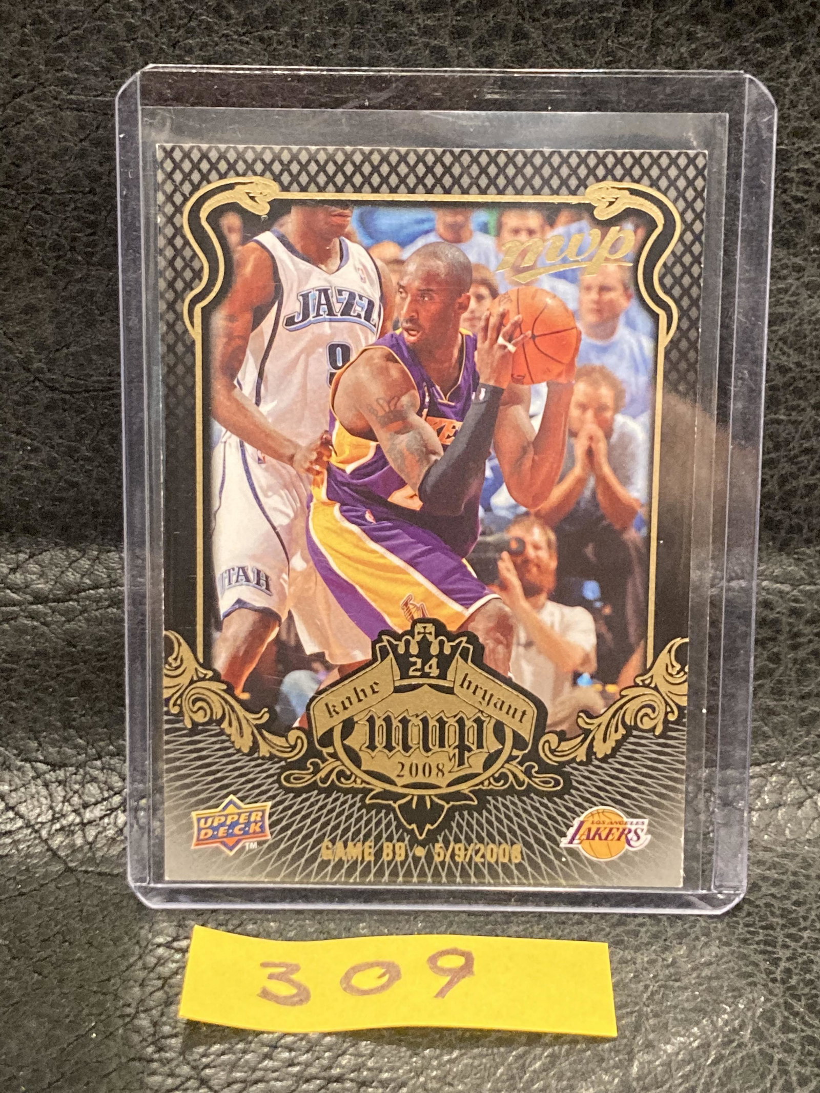 Kobe Bryant 2008-09 Upper Deck MVP Los Angels Lakers MVP #KB-86 (1 of 2)