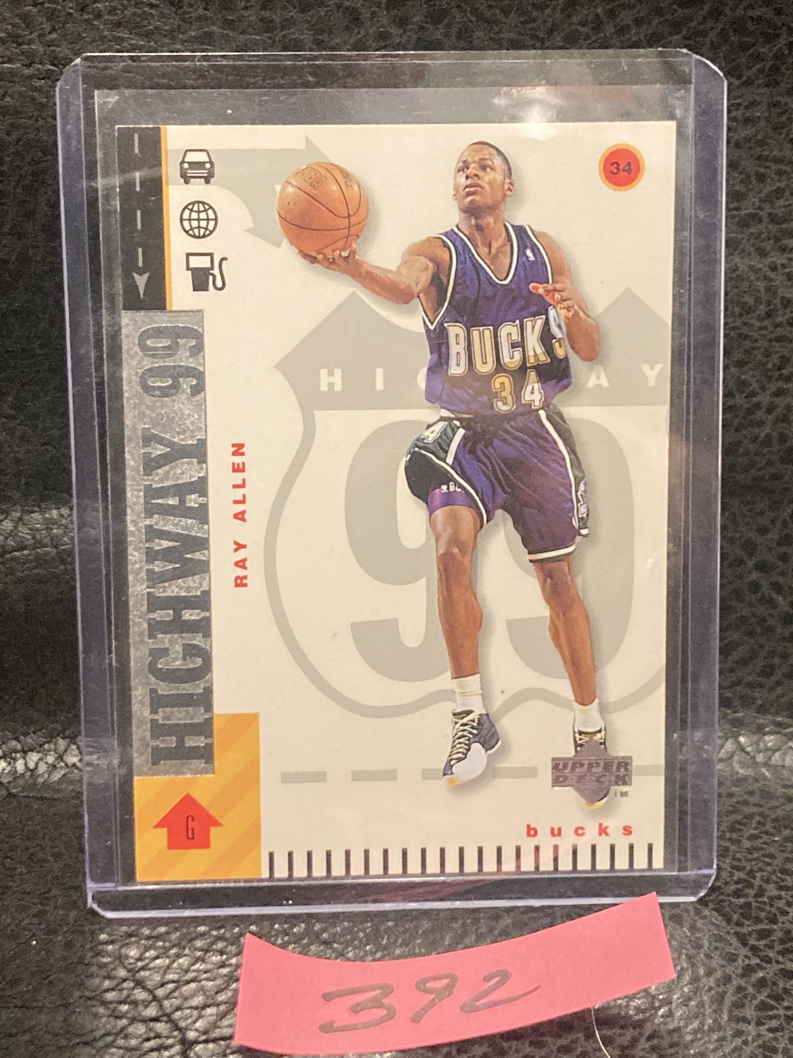 Ray Allen 1998-99 Upper Deck Highway 99  #306 Bucks (1 of 2)