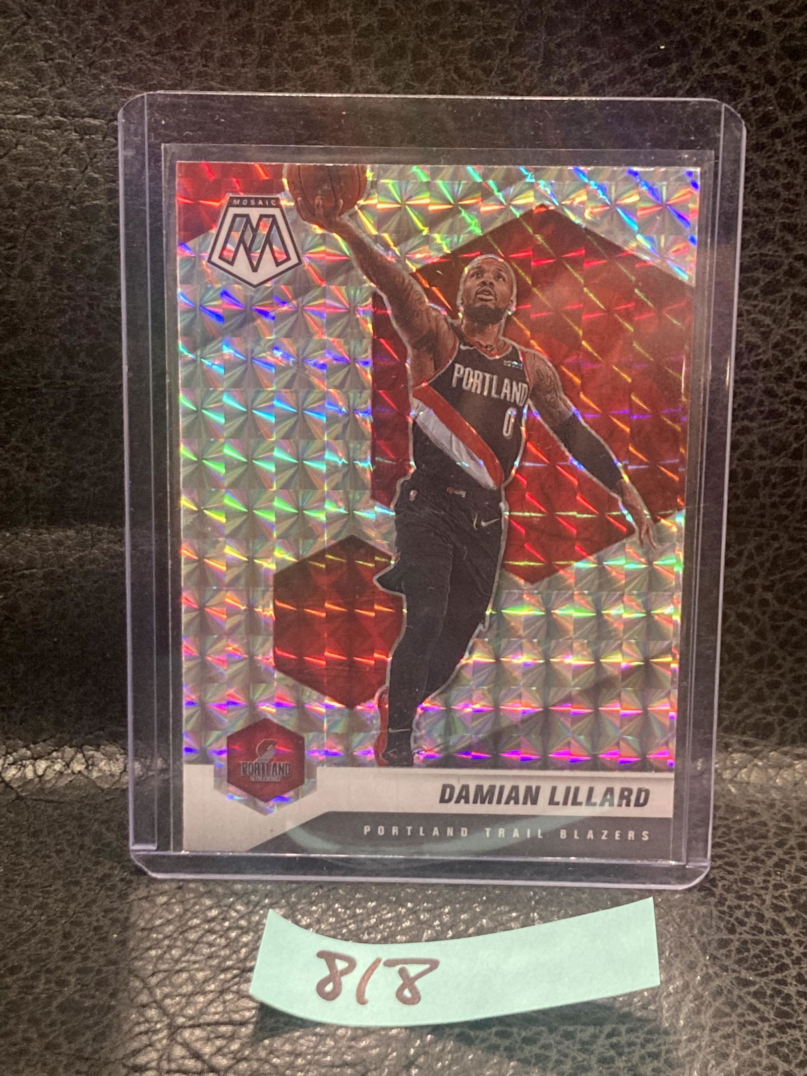 Damian Lillard 2020-21 Panini Mosaic Silver Mosaic Prizm #93 Trail Blazers (1 of 2)
