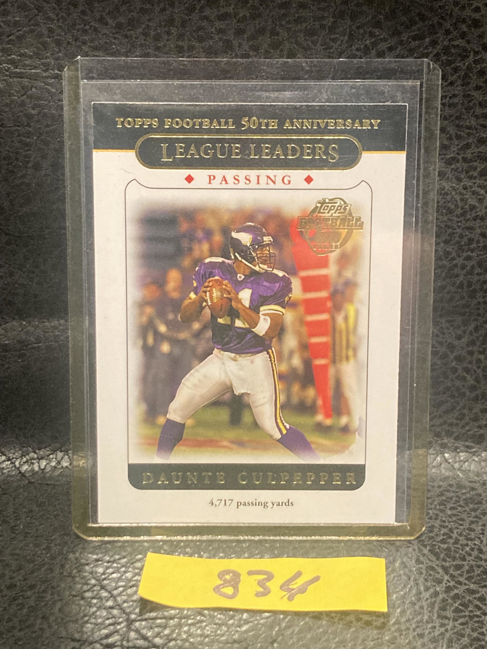 Daunte Culpepper 2005 Topps 50th Anniversary League Leaders #312 Vikings: Daunte Culpepper 2005 Topps 50th Anniversary League Leaders #312 Vikings