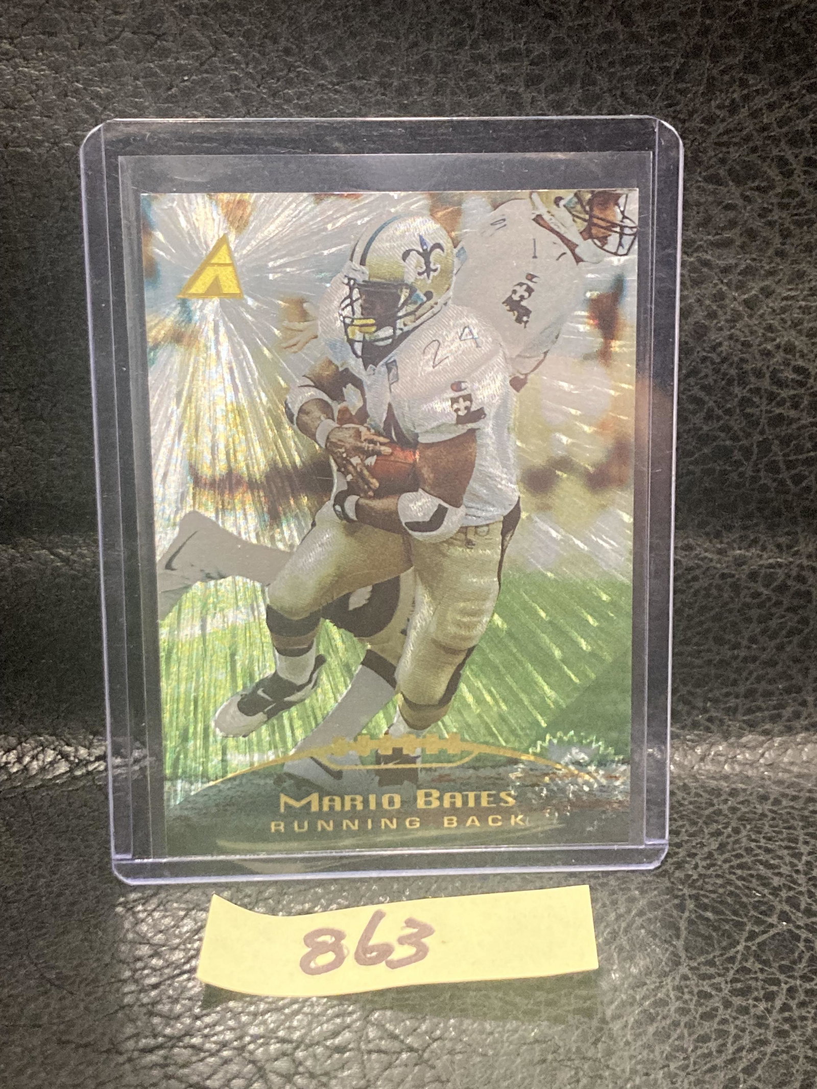 Mario Bates 1995 Pinnacle Artists Proofs New Orleans Saints Football Card #191: Mario Bates 1995 Pinnacle Artists Proofs New Orleans Saints Football Card #191