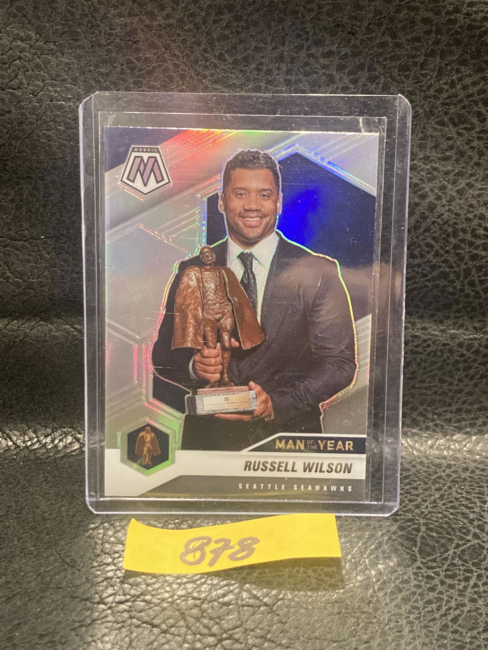 Russell Wilson 2021 Panini Mosaic Football Man Of The Year Silver #275 Seahawks (1 of 2)