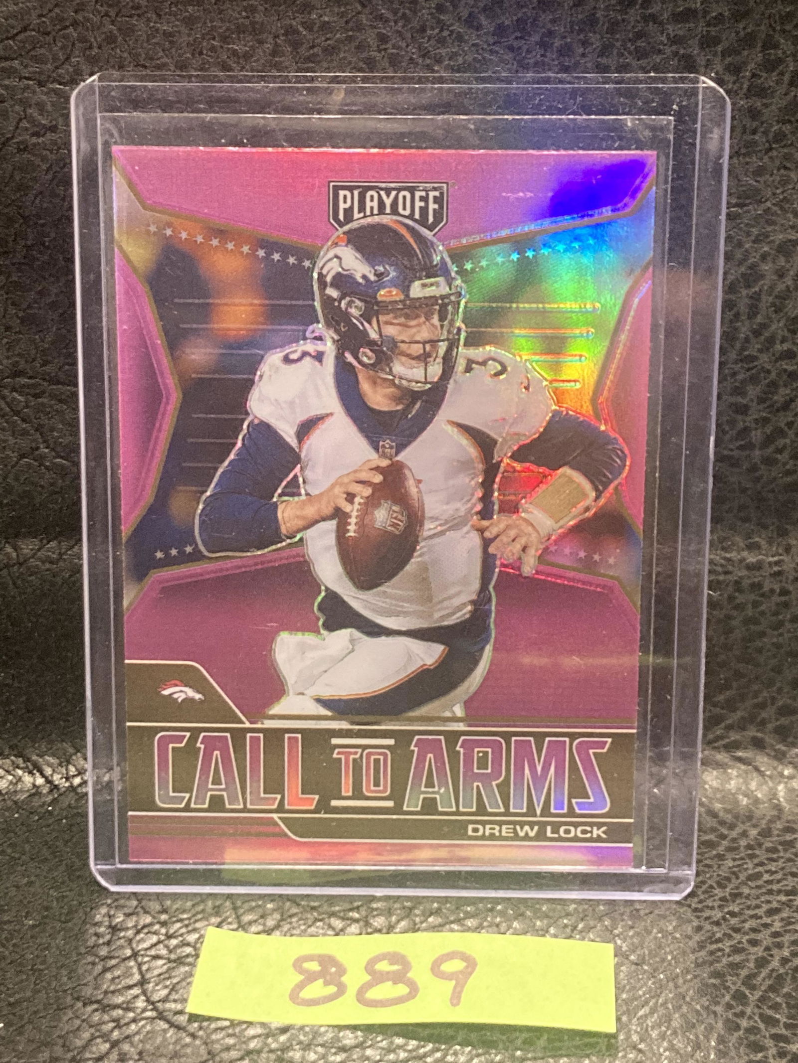 Drew Lock 2021 Panini Playoff Purple Prizm Call To Arms Denver Broncos (1 of 2)