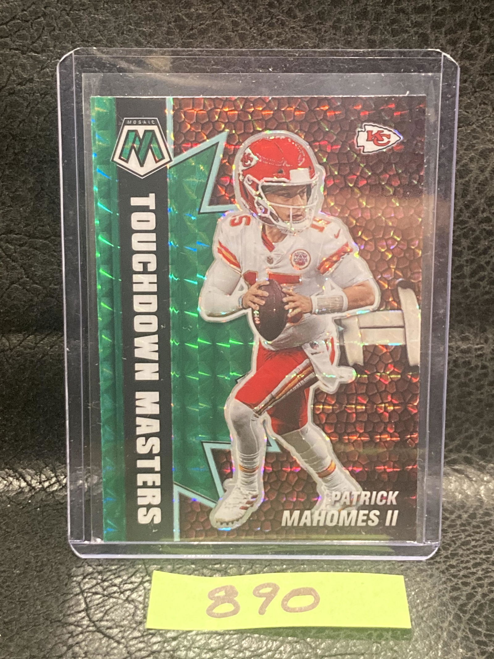 Patrick Mahomes Ii 2021 Panini Mosaic Touchdown Masters Green Prizm #TM-14 Cheifs (1 of 2)