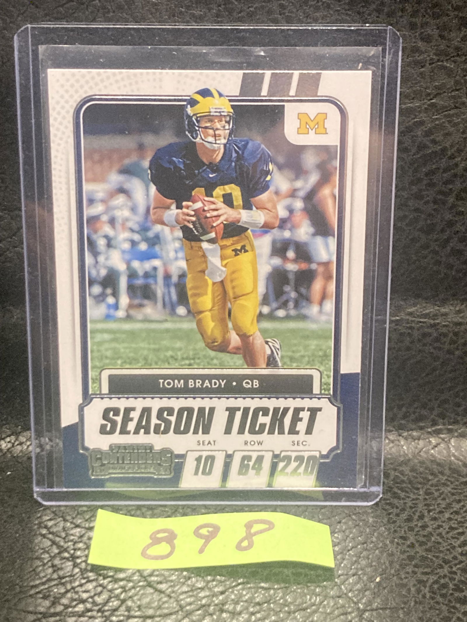 Tom Brady 2021 Panini Contenders Draft Card #8 Michigan Wolverines Football Nfl (1 of 2)