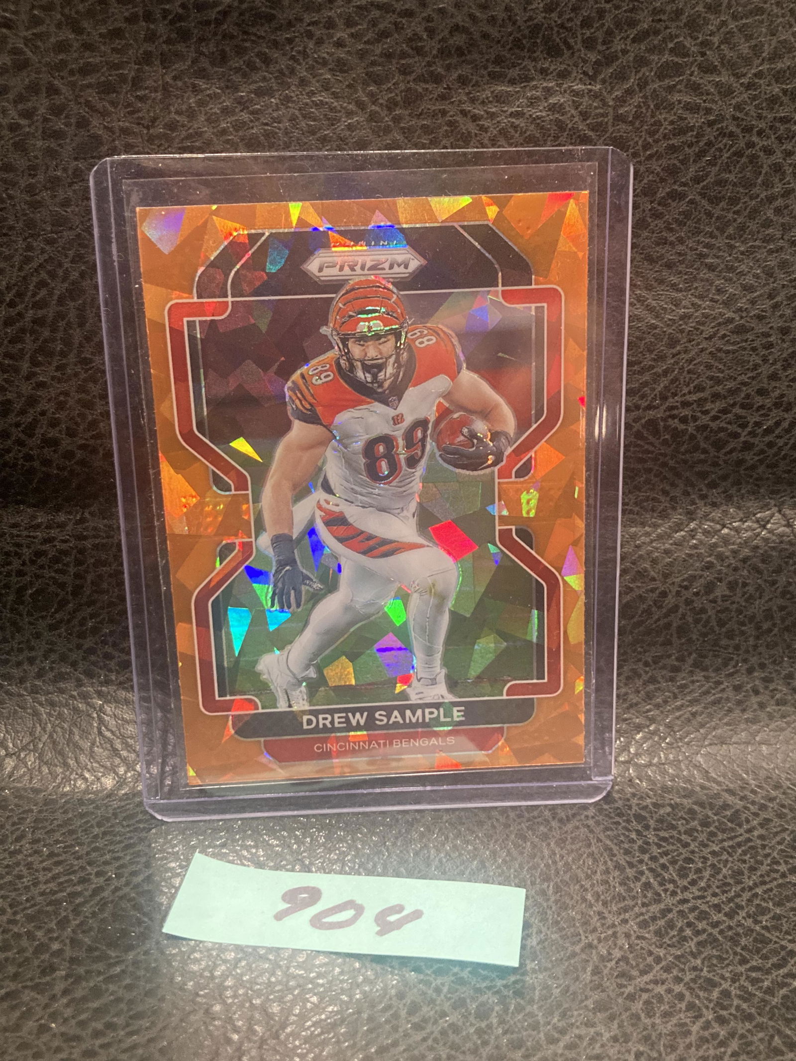 Drew Sample Panini Prizm 2021 Orange Ice Prizm Card Cincinnati Bengals #272 (1 of 2)