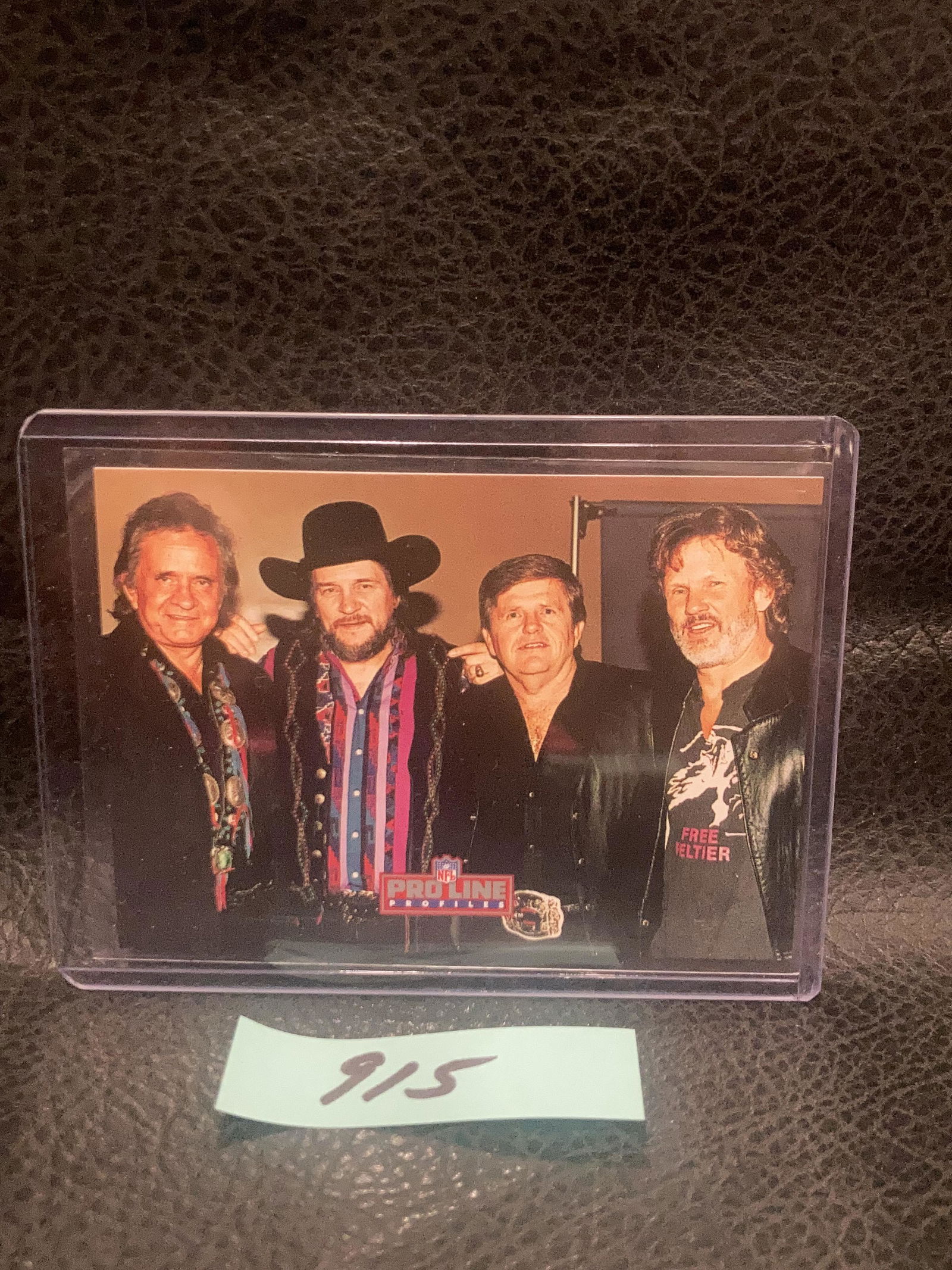 Jerry Glanville Johnny Cash Waylon Jennings 1992 Pro Line Profiles Football  #269 (1 of 2)