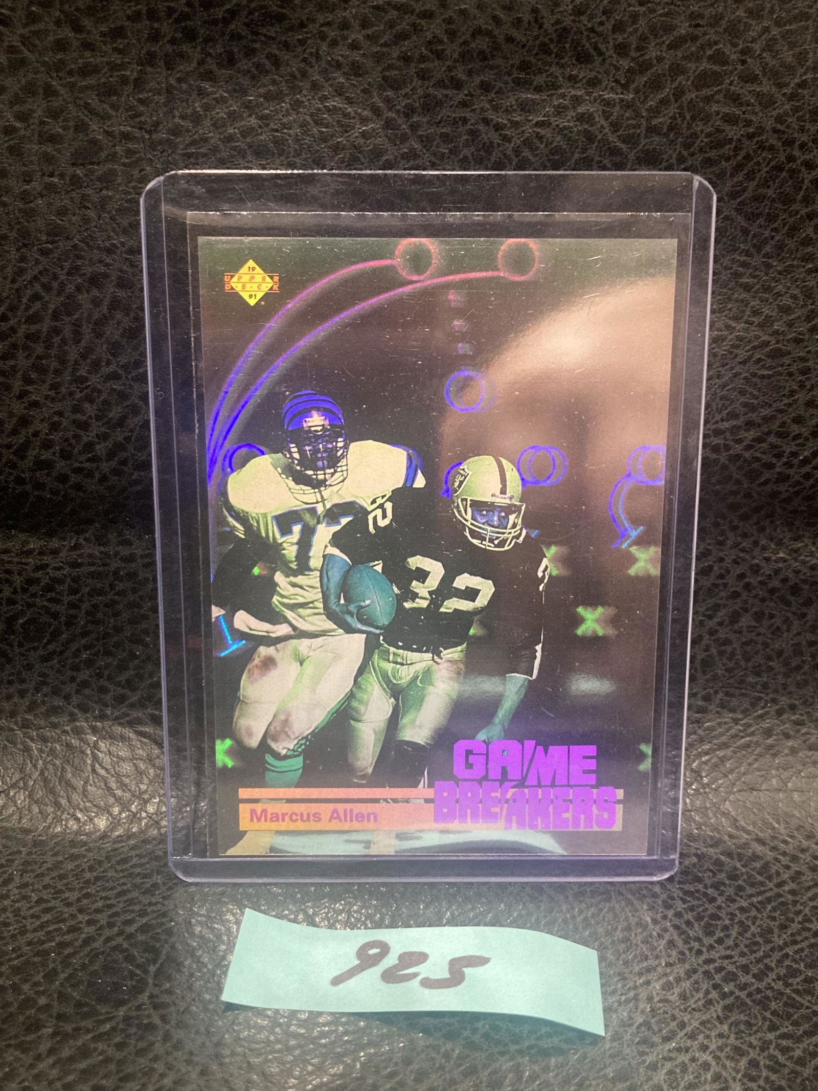 Marcus Allen 1991 Upper Deck Game Breaker Hologram #GB9 Raiders Holo (1 of 2)