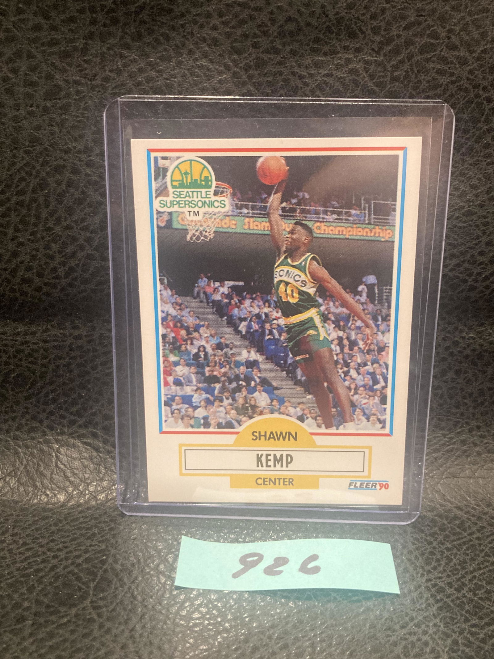 Shawn Kemp 1990-91 Fleer #178 Rc Rookie Seattle Supersonics (1 of 2)