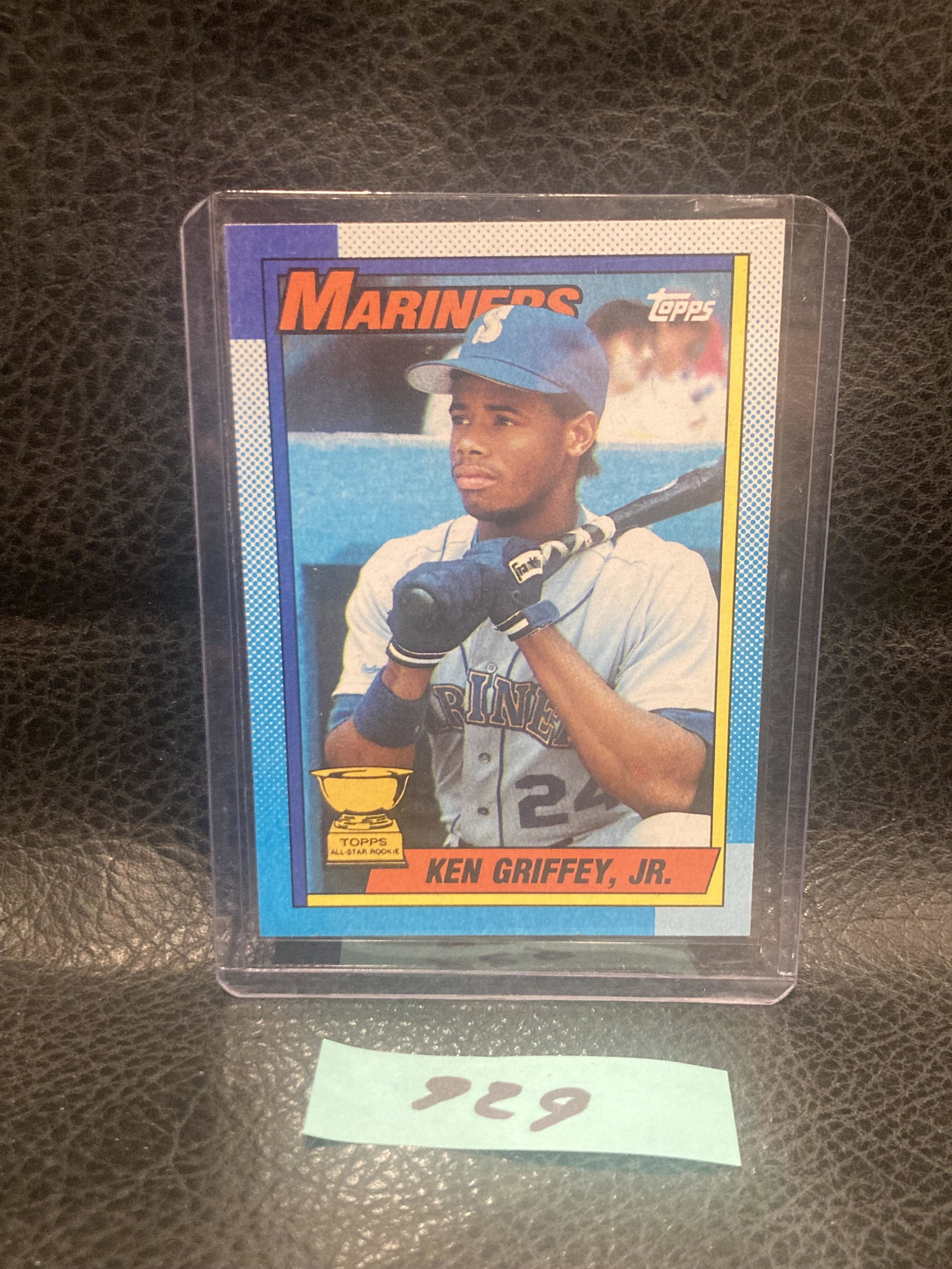 Ken Griffey Jr 1990 Topps Golden Cup Bloody Scar Error #336: Ken Griffey Jr 1990 Topps Golden Cup Bloody Scar Error #336