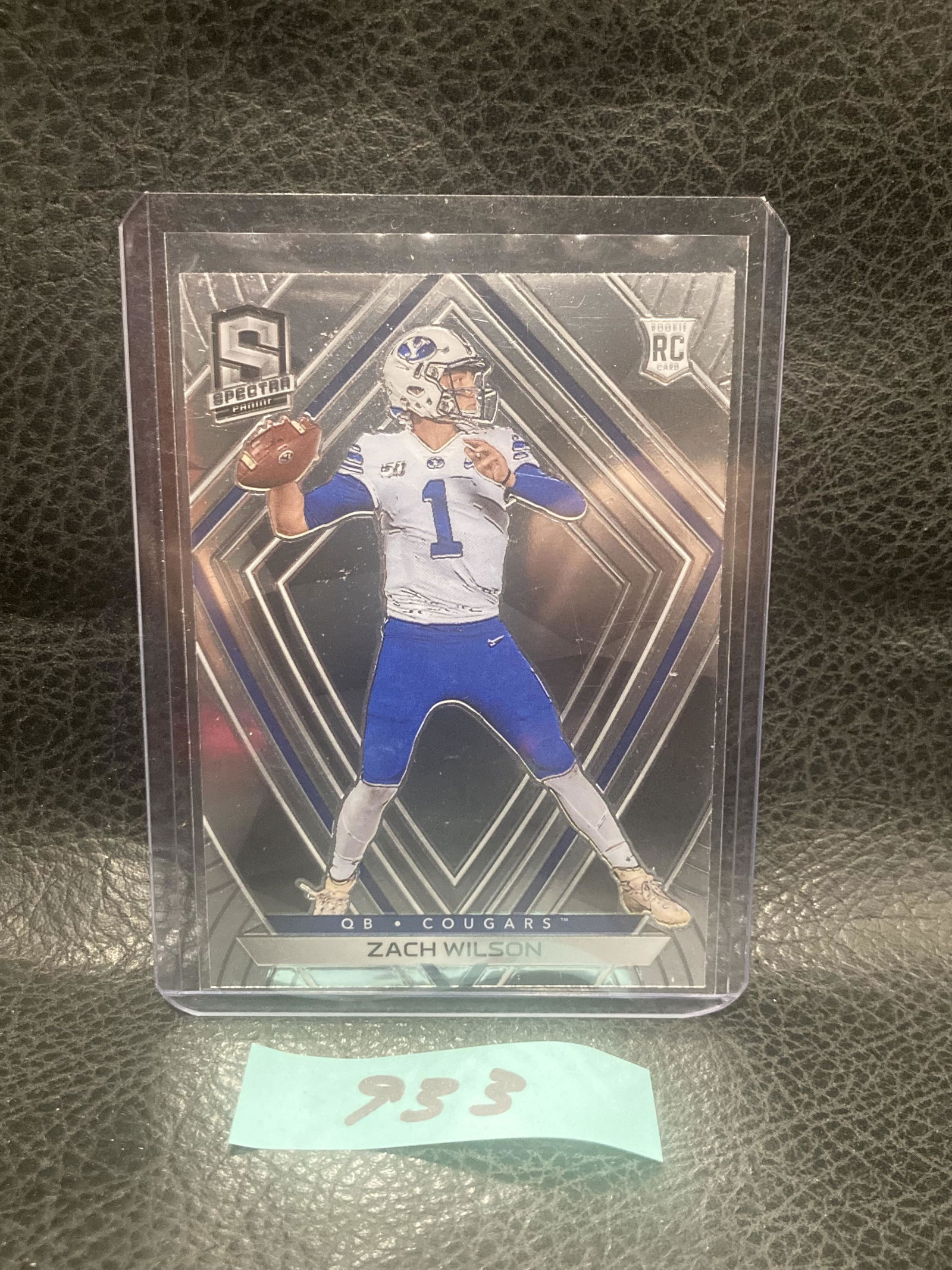 Zach Wilson 2021 Chronicles Spectra Draft Picks Rookie Card #282 (1 of 2)