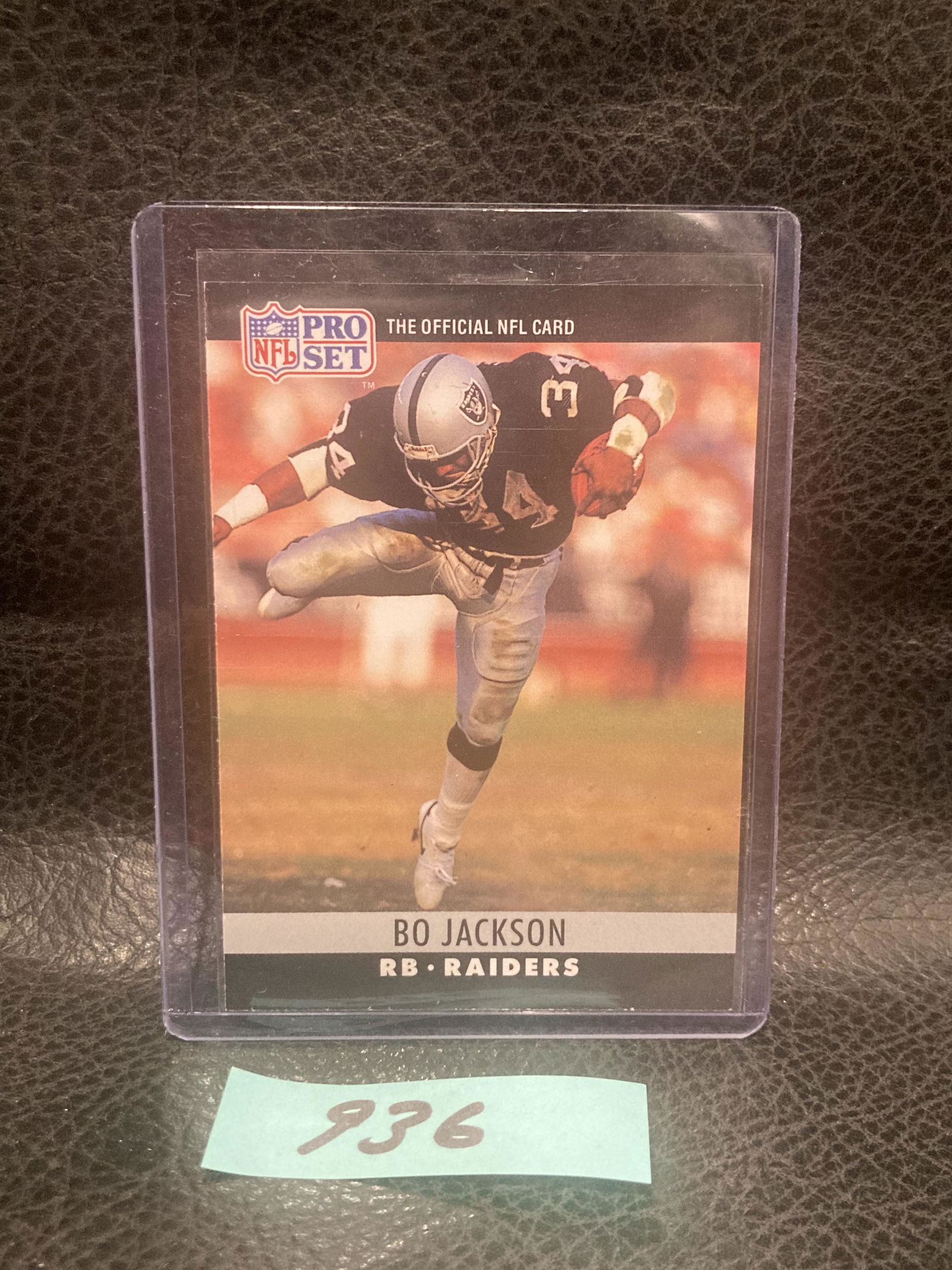 Bo Jackson 1990 Pro Set Football #155 Oakland Raiders (1 of 2)