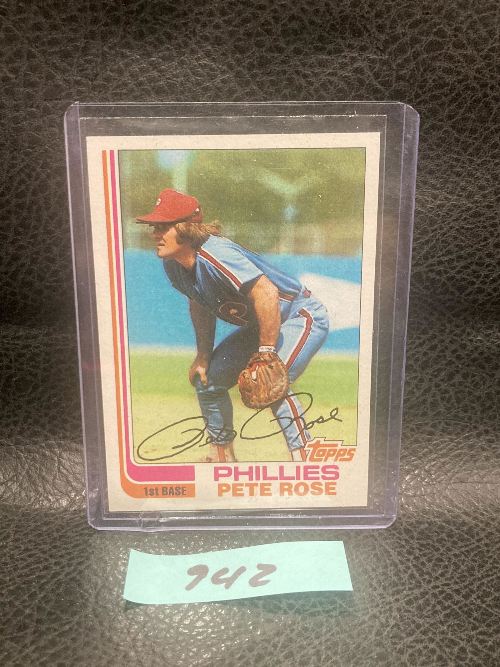Pete Rose 1982 Topps #780 Cincinnati Reds (1 of 2)