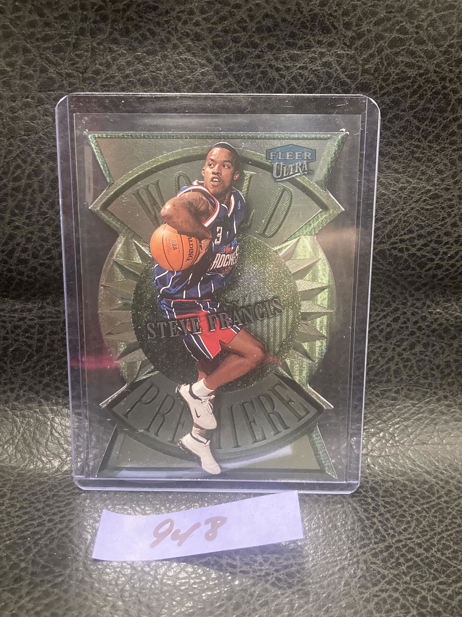 Steve Francis 1999 Fleer Ultra Basketball World Premier #4 Of 10 Rockets (1 of 2)