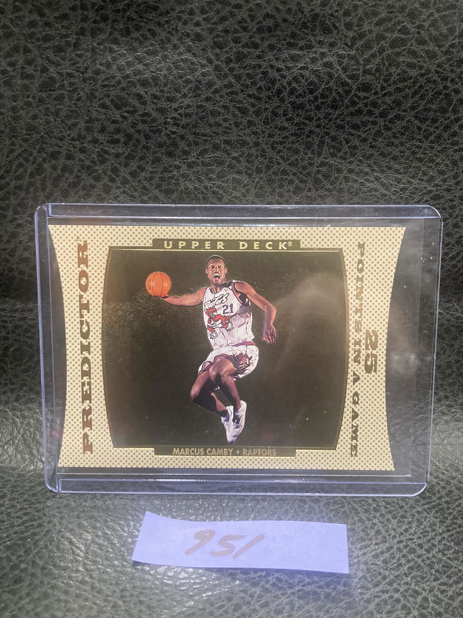 Marcus Camby 1996-97 Upper Deck Predictor Gold Diecut Insert P17 Rc Rookie (1 of 2)