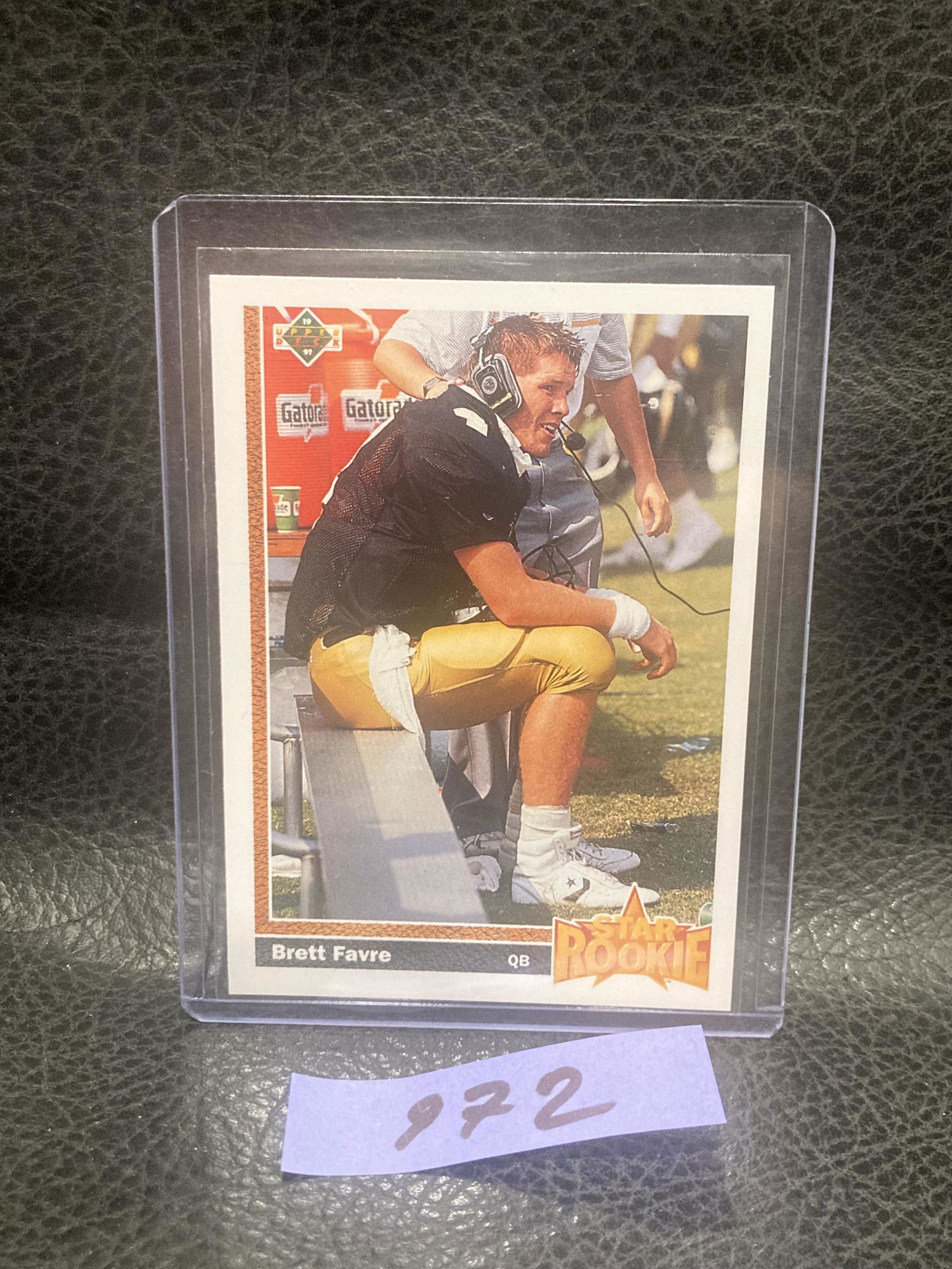 Brett Favre 1991 Upper Deck Star Rookie Falcons #13 (1 of 2)