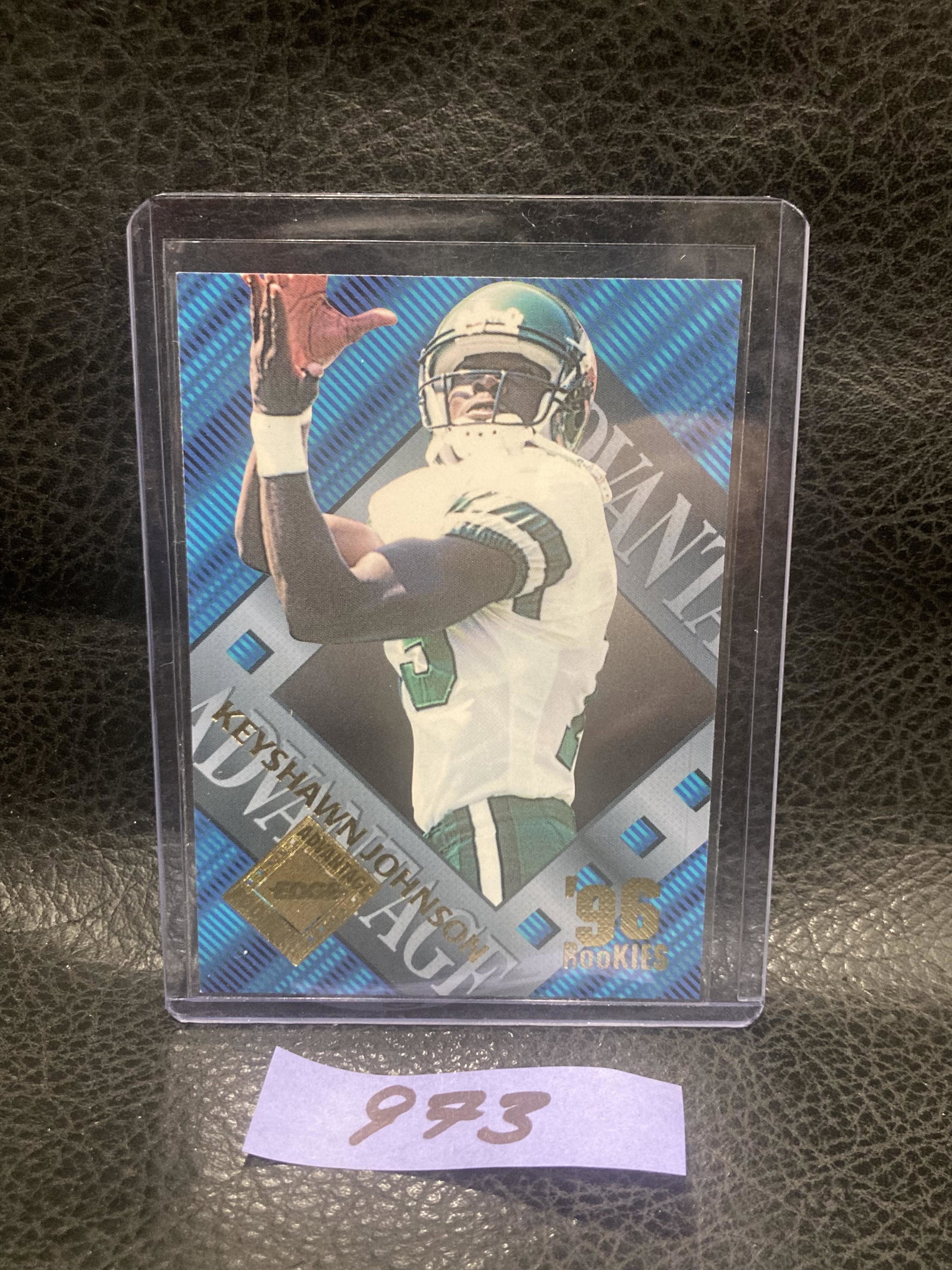Keyshawn Johnson 1996 Collectors Edge Advantage #17 Rc Rookie Jets: Keyshawn Johnson 1996 Collectors Edge Advantage #17 Rc Rookie Jets