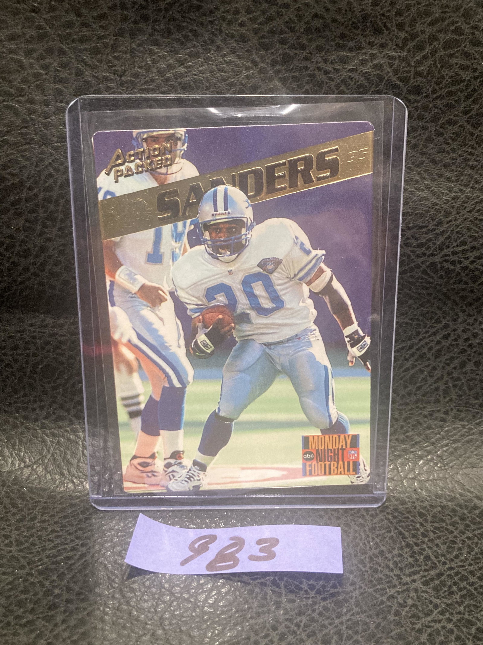 Barry Sanders 1995 Action Packed Monday Night Football Base #2 Lions: Barry Sanders 1995 Action Packed Monday Night Football Base #2 Lions