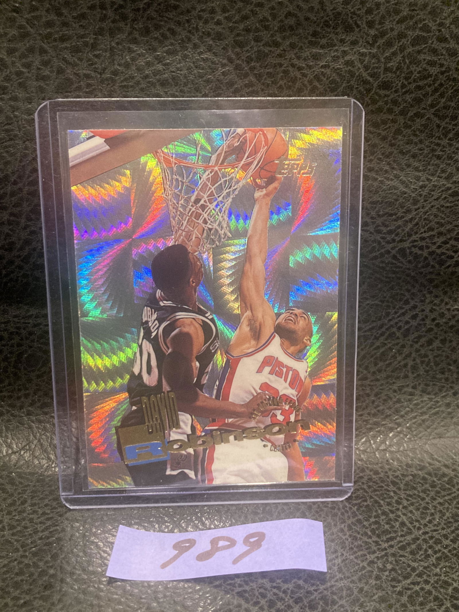 David Robinson 1995-96 Topps 283 Power Boosters: David Robinson 1995-96 Topps 283 Power Boosters