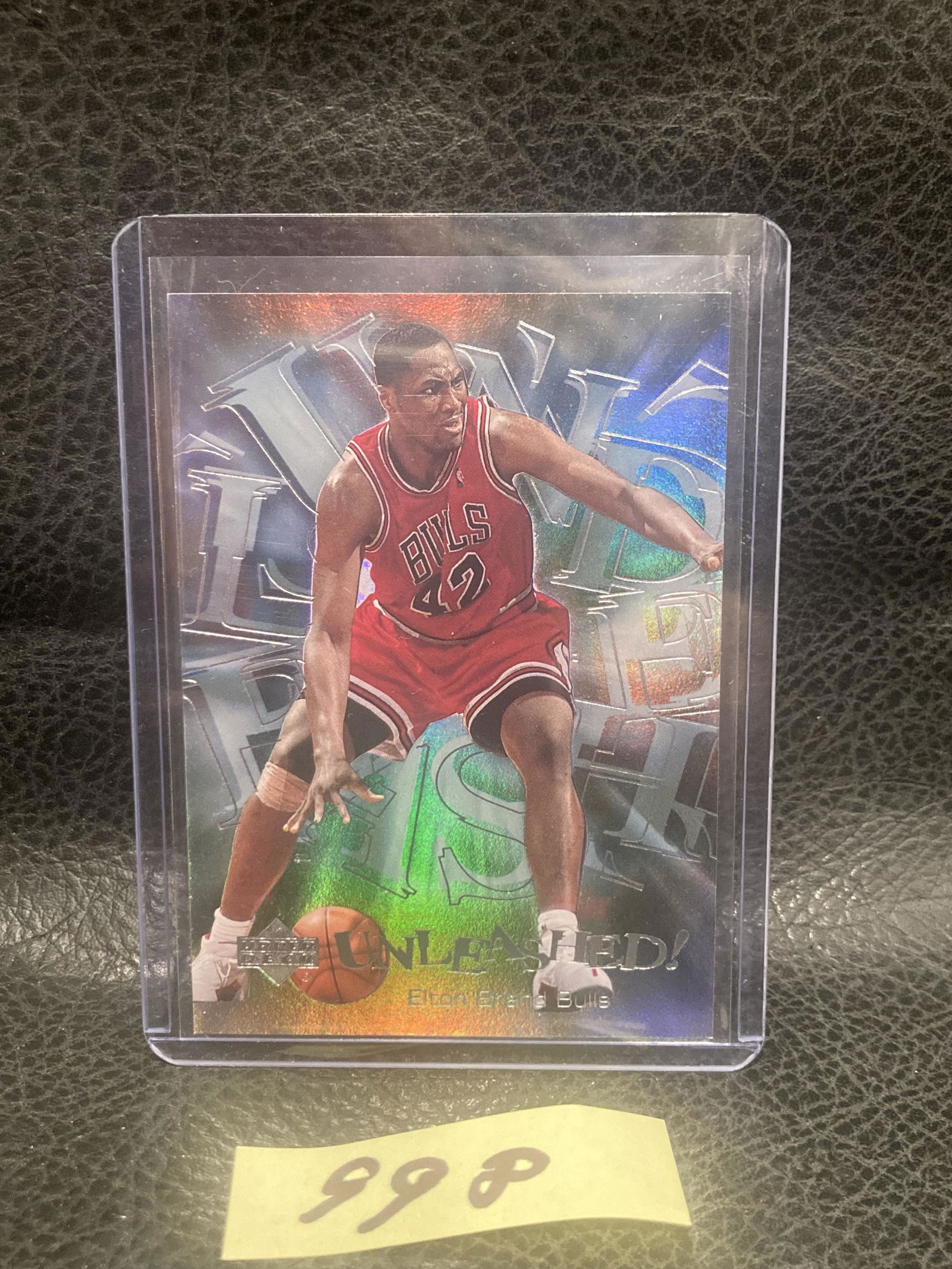 Elton Brand 2000-01 Upper Deck Unleashed Basketball Insert Card #U7 Bulls (1 of 2)