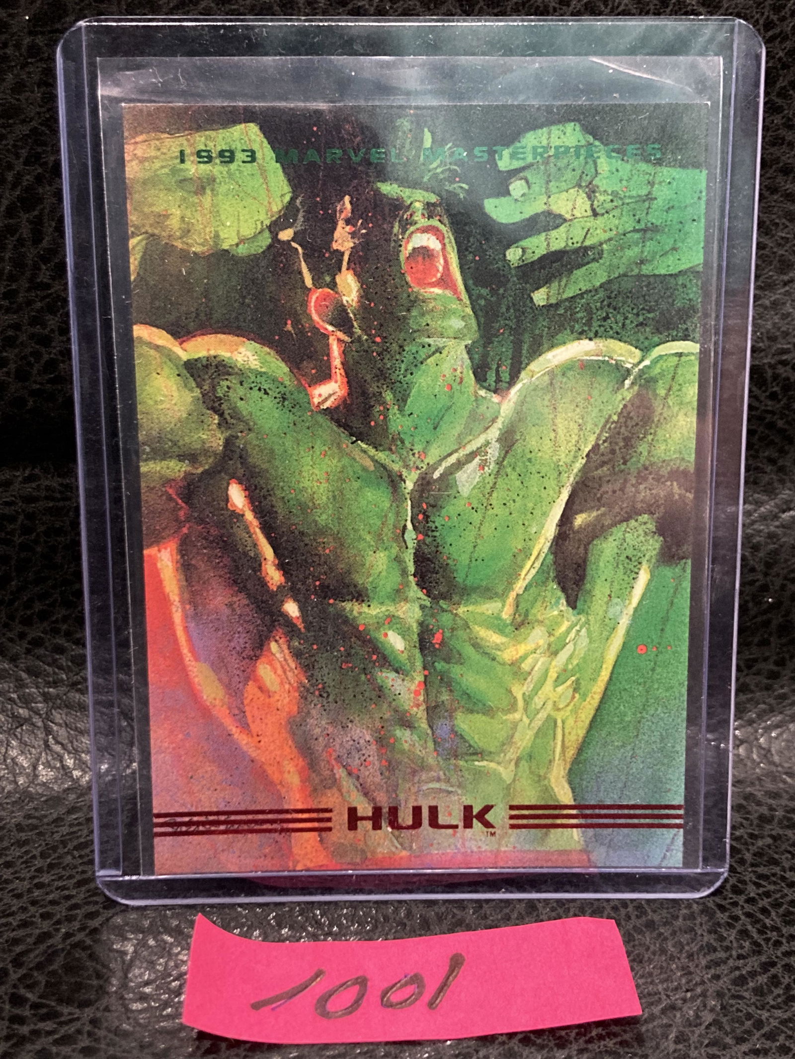 1 Hulk 1993 Skybox Marvel Masterpieces: 1 Hulk 1993 Skybox Marvel Masterpieces