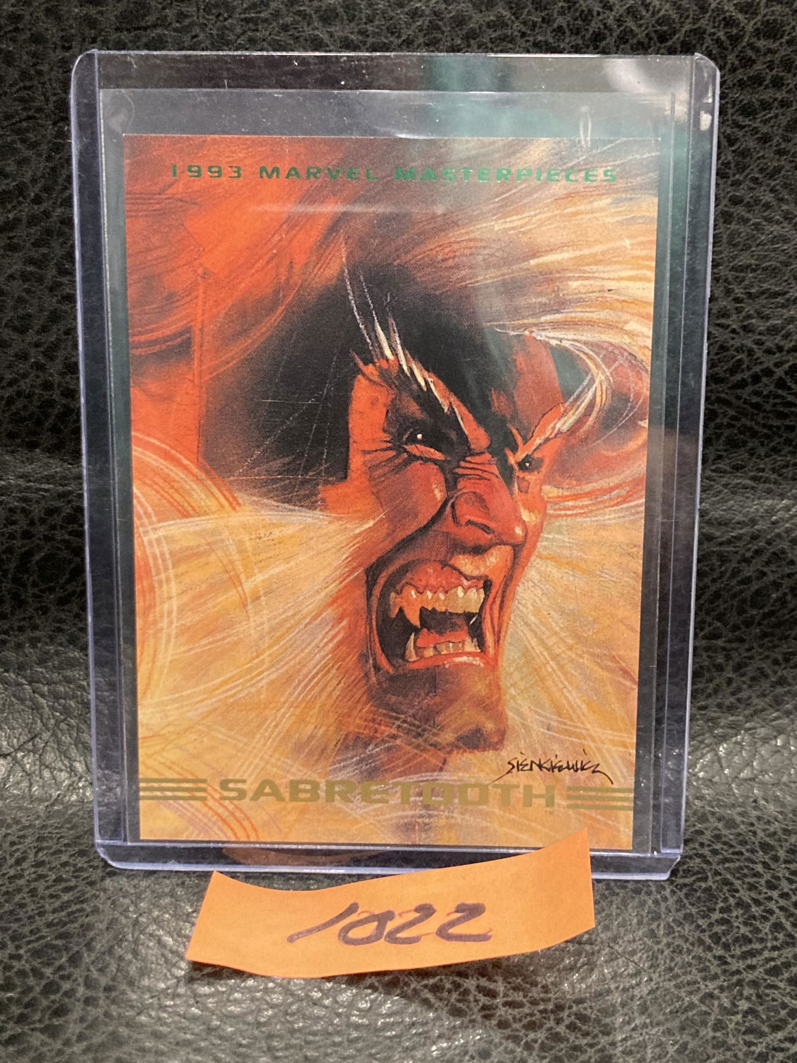 28 Sabretooth 1993 Skybox Marvel Masterpieces (1 of 2)