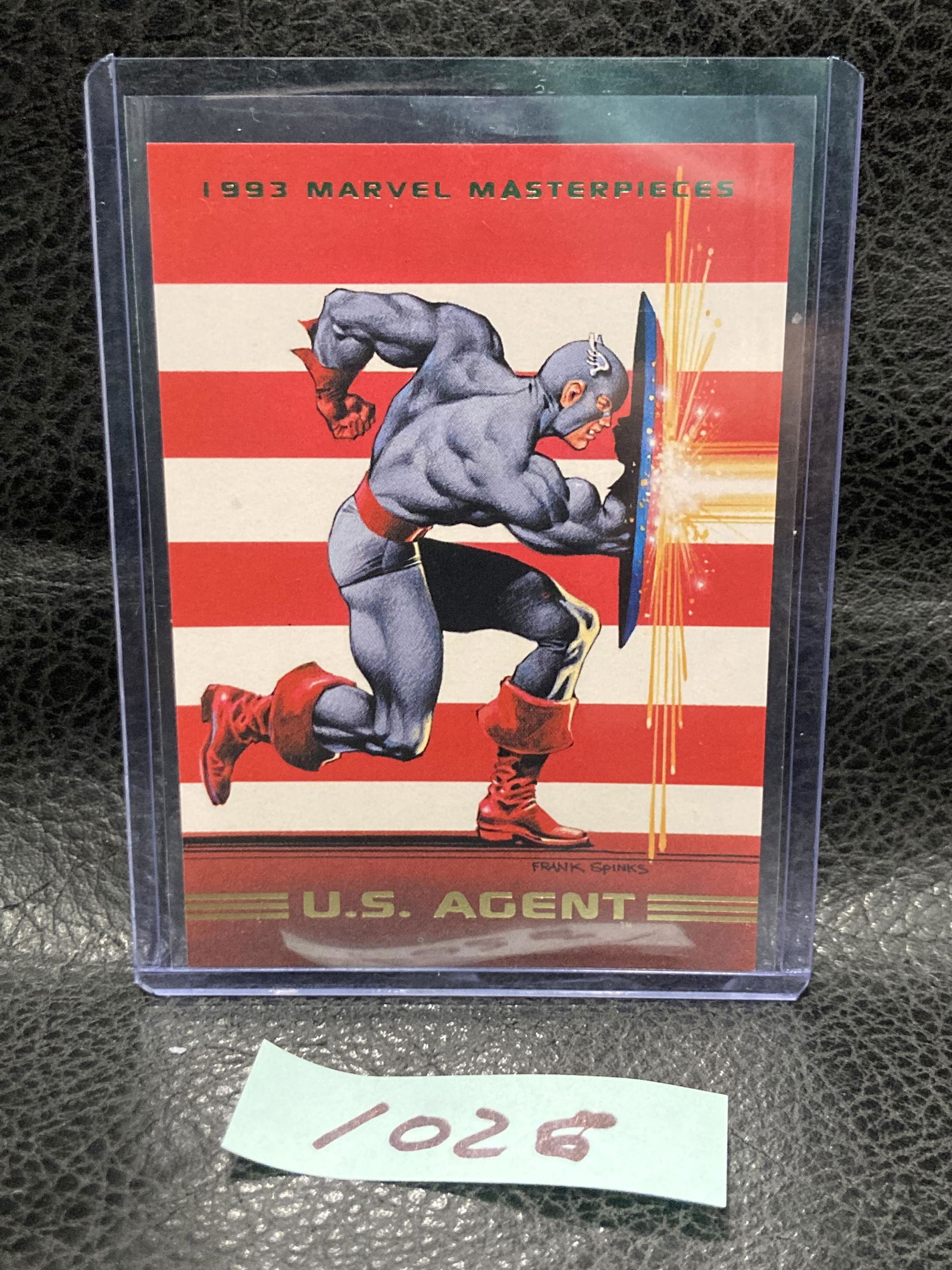 32 U.S. Agent 1993 Skybox Marvel Masterpieces (1 of 2)