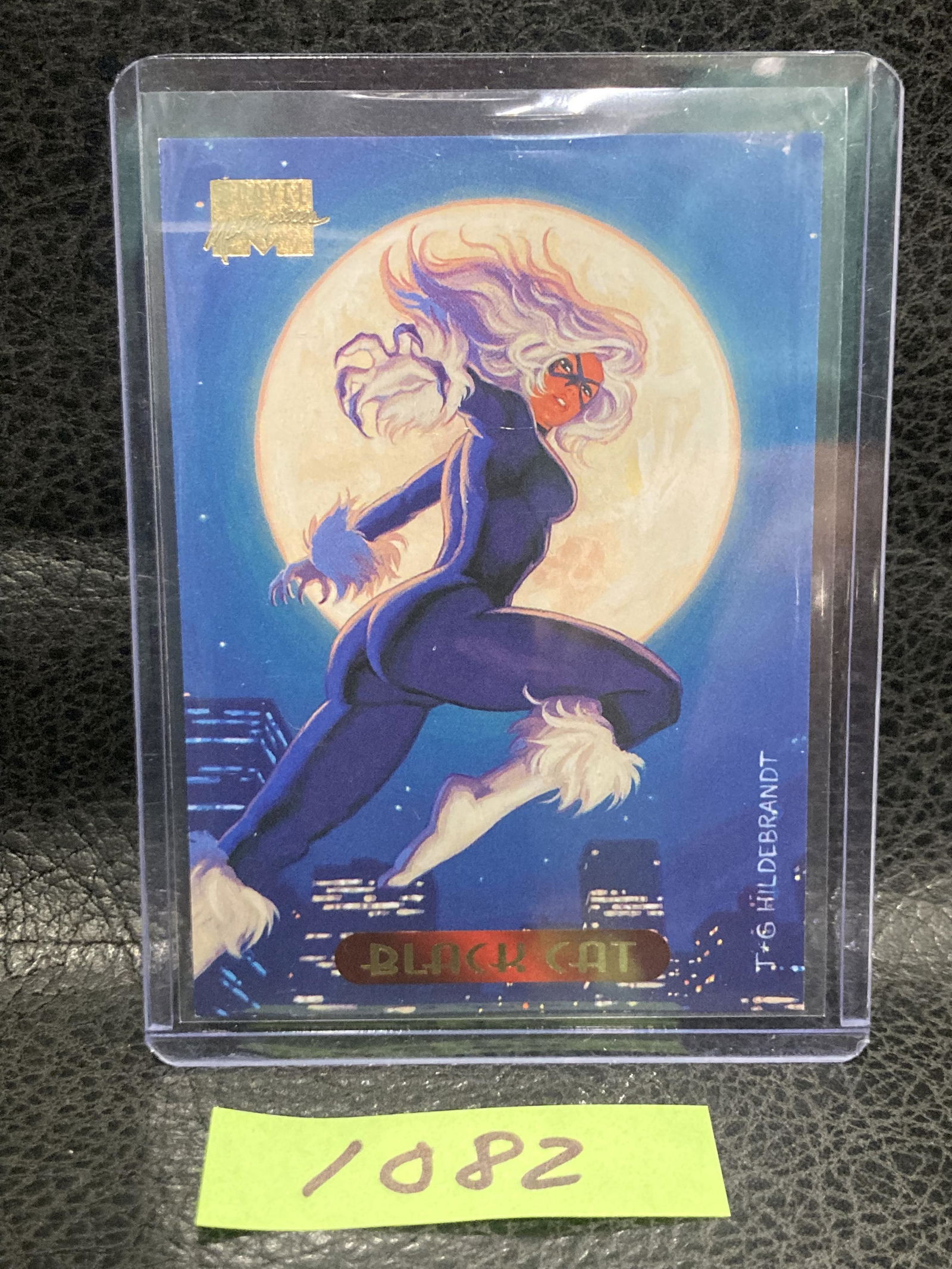 6 Black Cat 1994 Fleer Marvel Masterpieces Trading Cards (1 of 2)