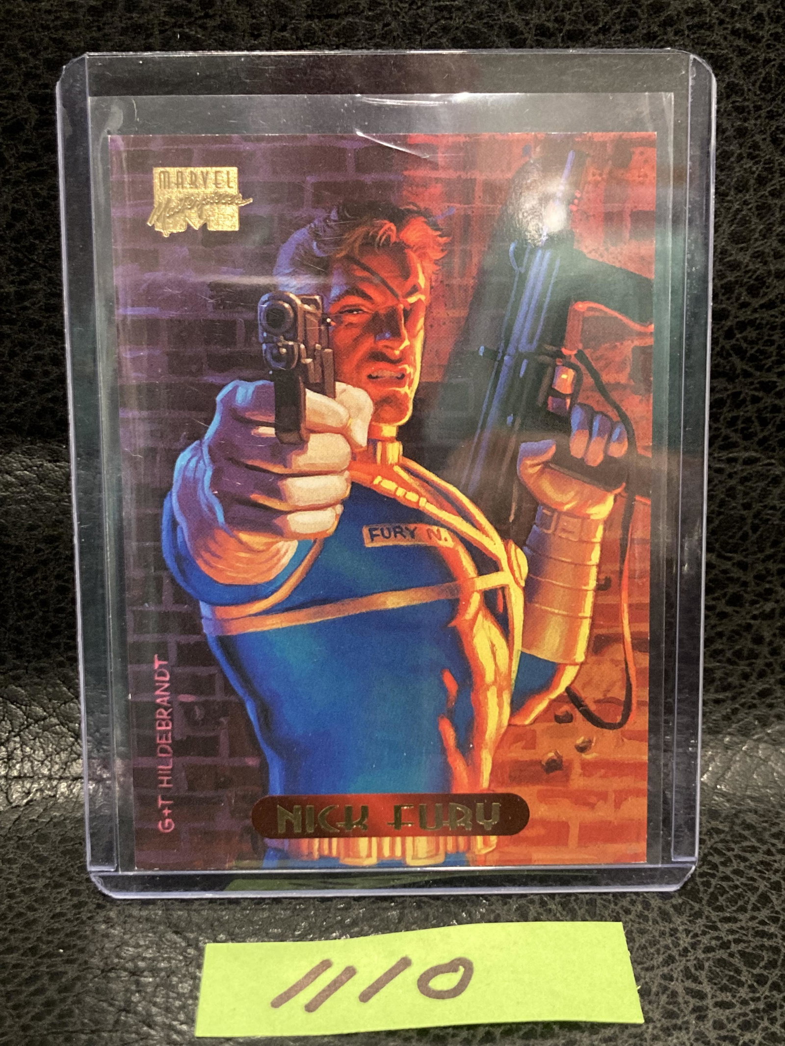 39 Nick Fury 1994 Fleer Marvel Masterpieces Trading Cards: 39 Nick Fury 1994 Fleer Marvel Masterpieces Trading Cards