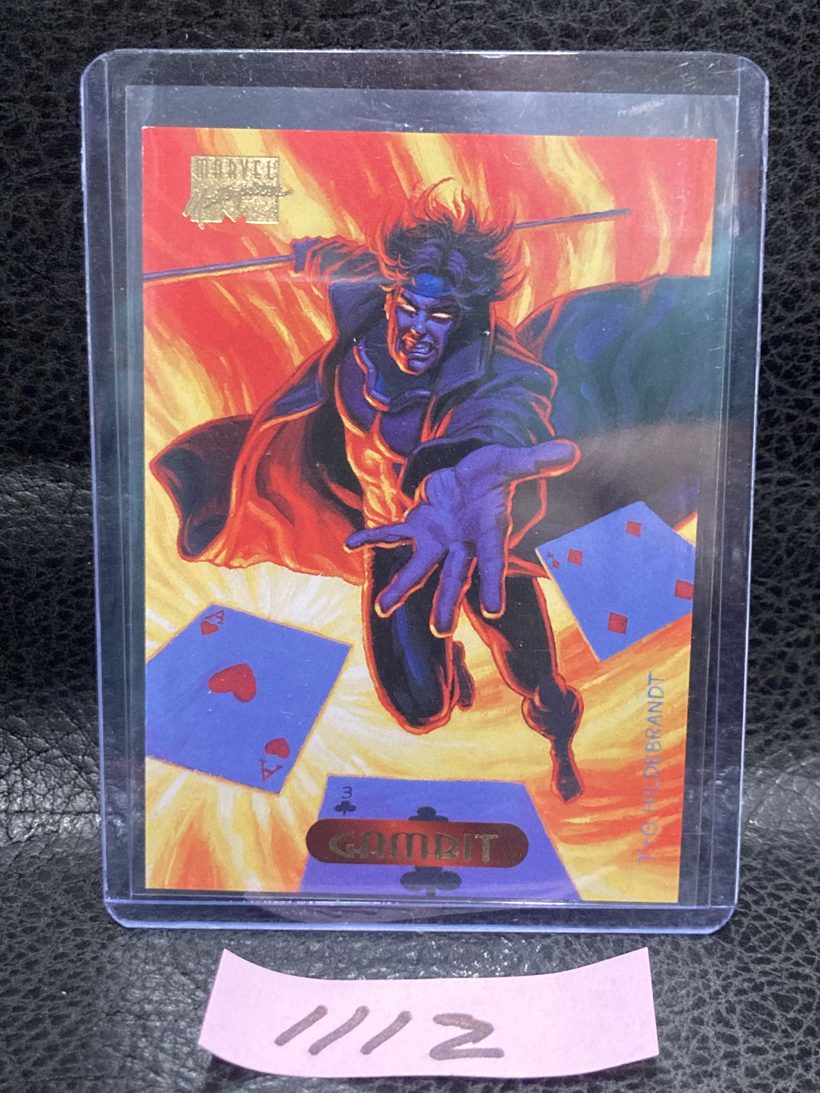41 Gambit 1994 Fleer Marvel Masterpieces Trading Cards (1 of 2)