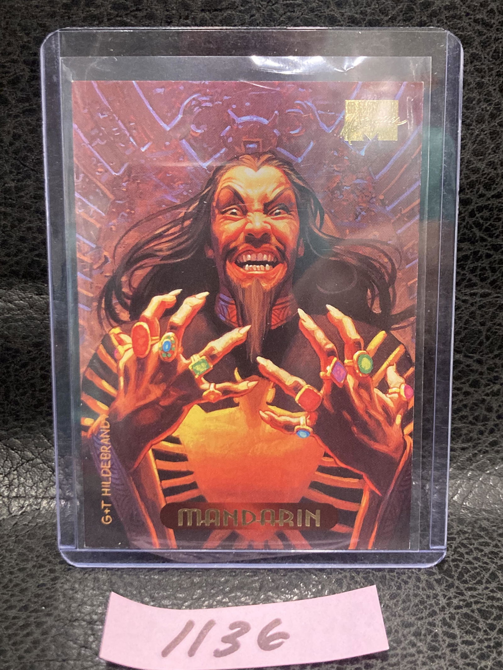 71 Mandarin 1994 Fleer Marvel Masterpieces Trading Cards (1 of 2)