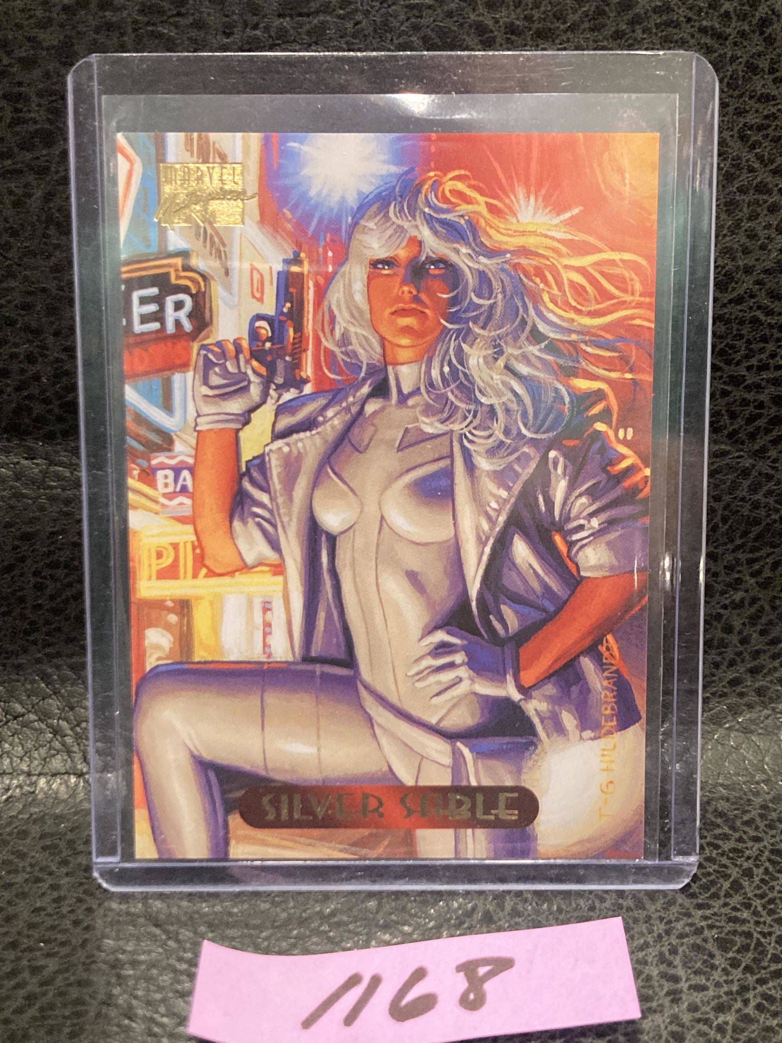 110 Silver Sable 1994 Fleer Marvel Masterpieces Trading Cards (1 of 2)