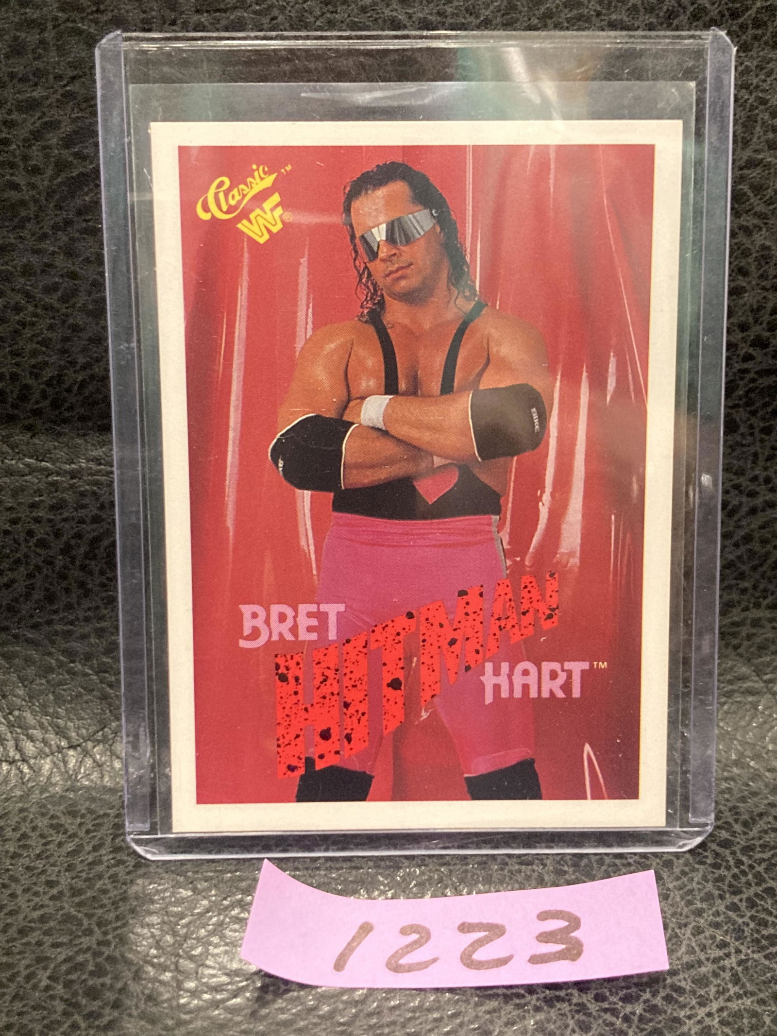 95   Bret "Hitman" Hart 1990 Wwf Wrestling Trading Cards (1 of 2)