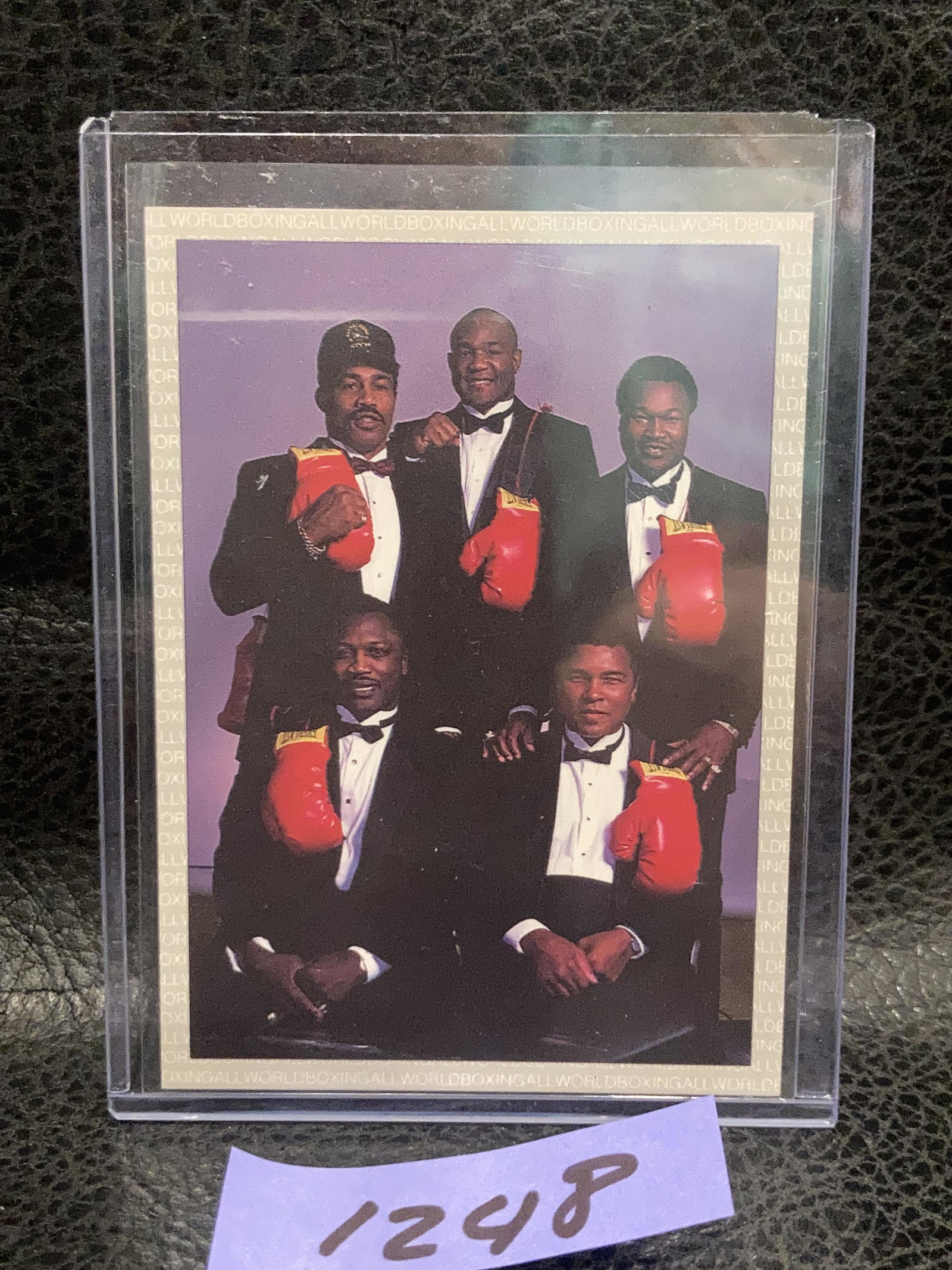 1991 Aw Sports All World Boxing Premier Edition Ali #51: 1991 Aw Sports All World Boxing Premier Edition Ali #51