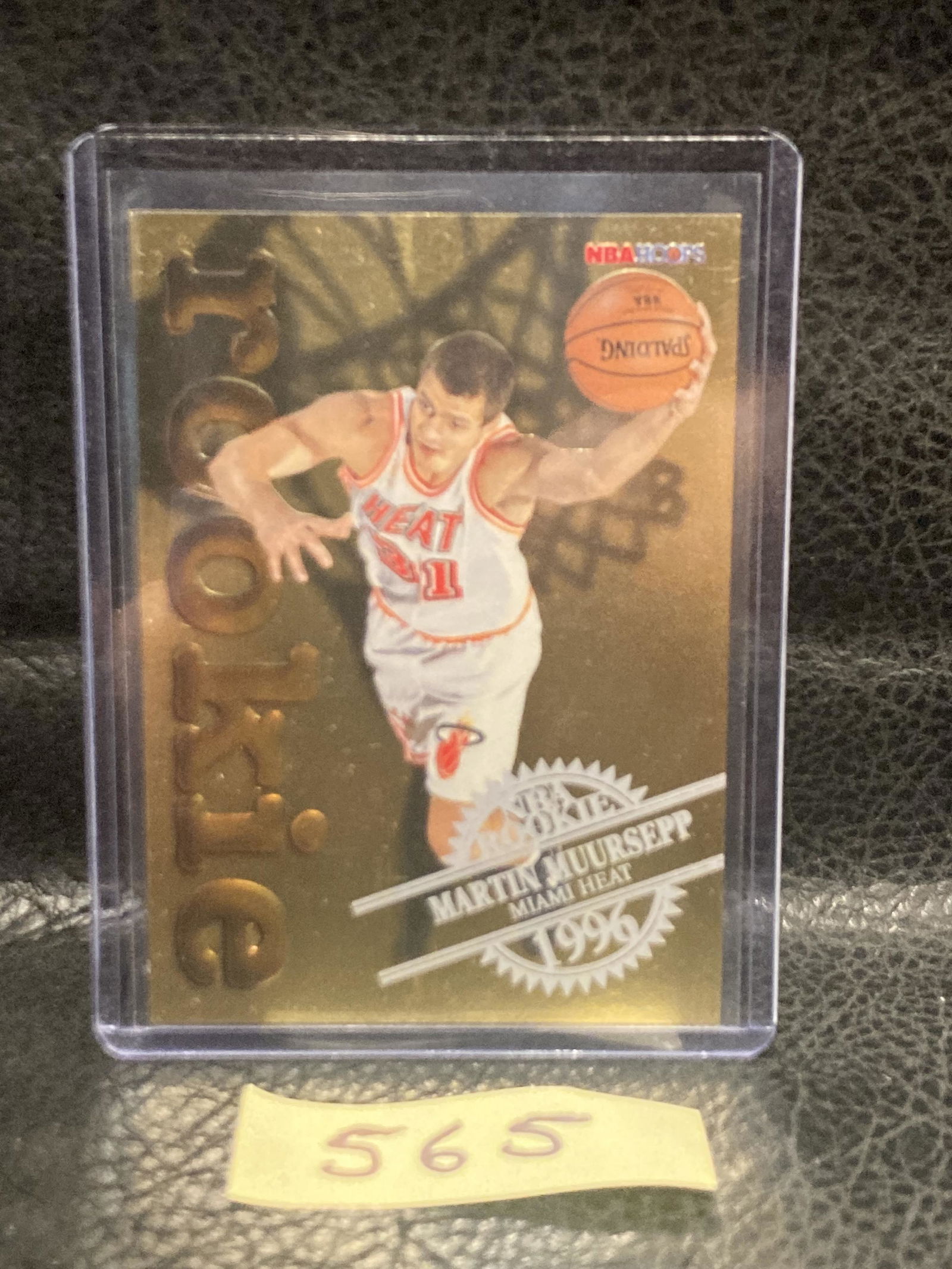 Martin Muursepp 1996-97 Nba Hoops Rookie Gold Foil Embossed Rookie 20 Of 30 (1 of 2)