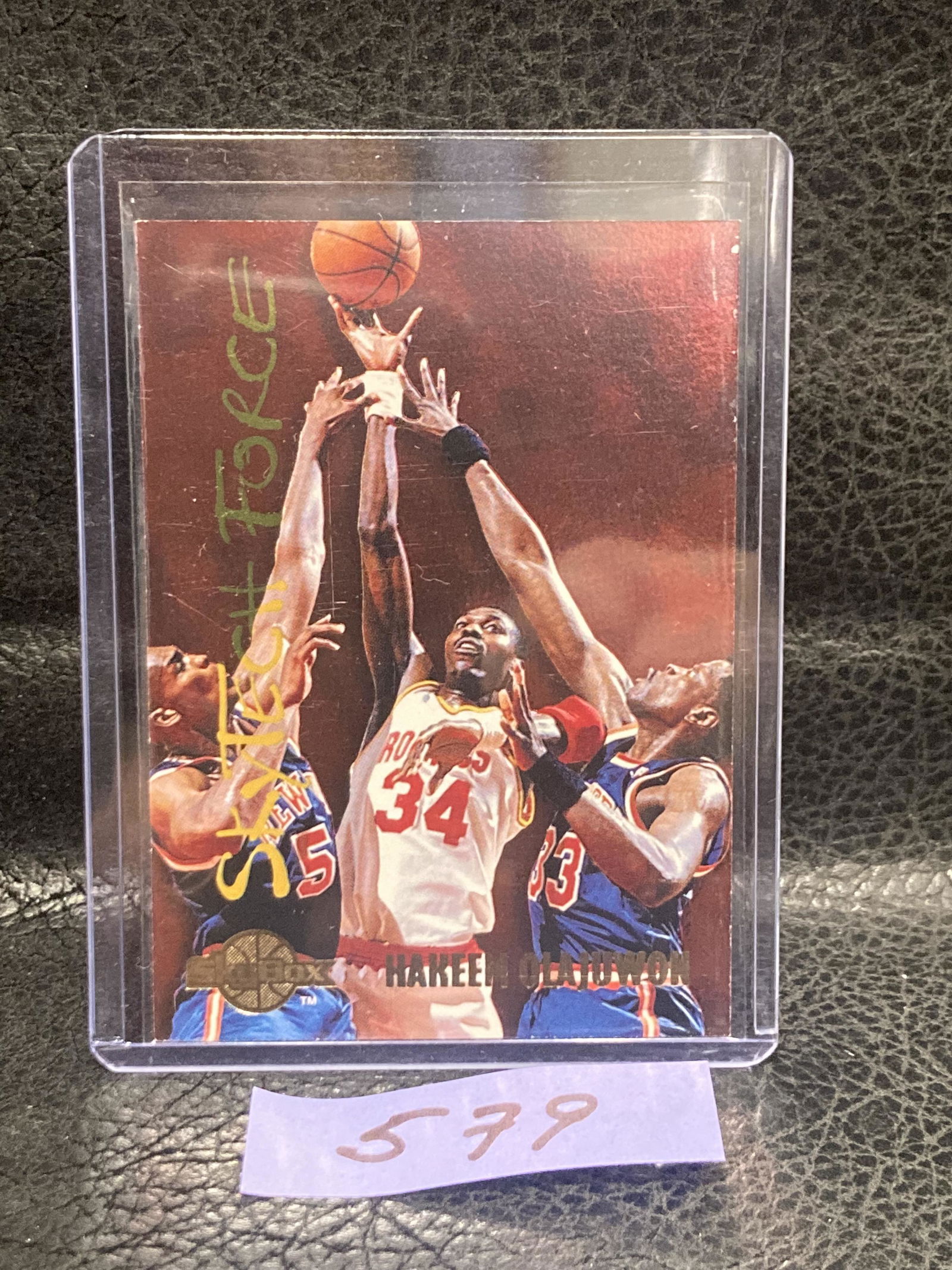 Hakeem Olajuwon 1994-95 Skybox Skytech Force #SF19 Houston Rockets Hof (1 of 2)